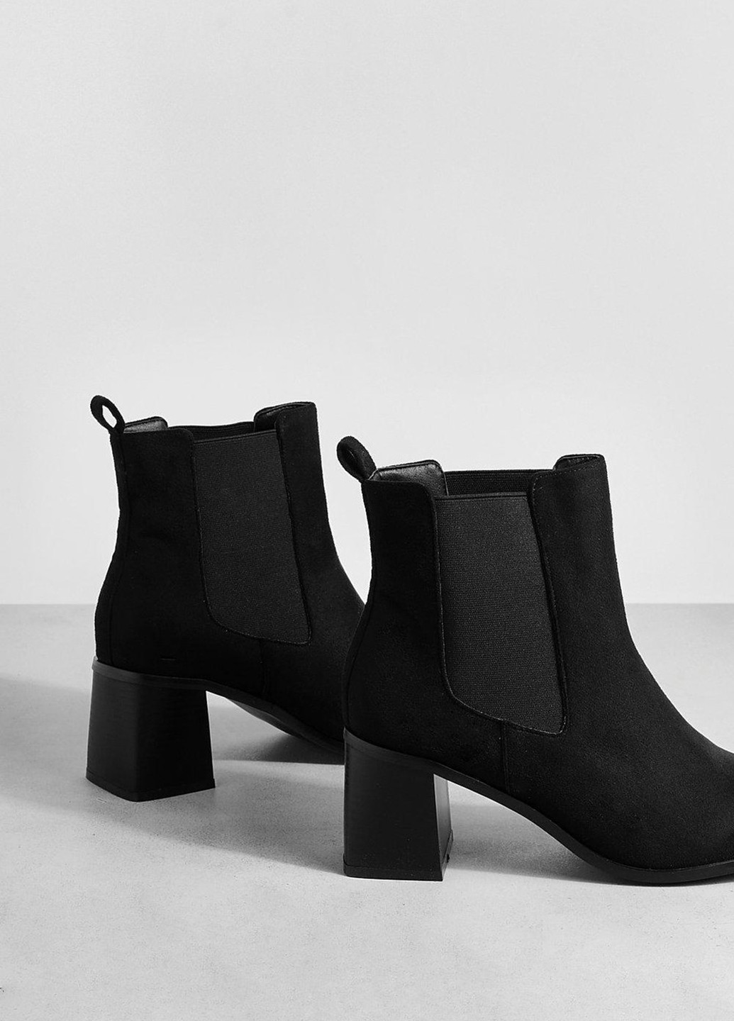 Чорні демісезонна ботильйони Boohoo