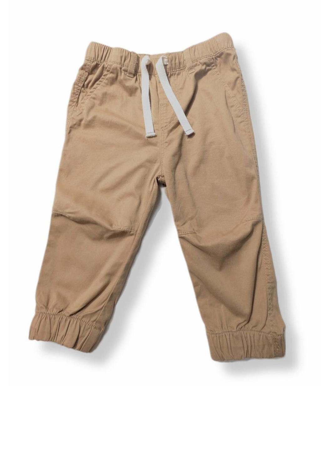 Бежевые кэжуал демисезонные брюки джоггеры H&M