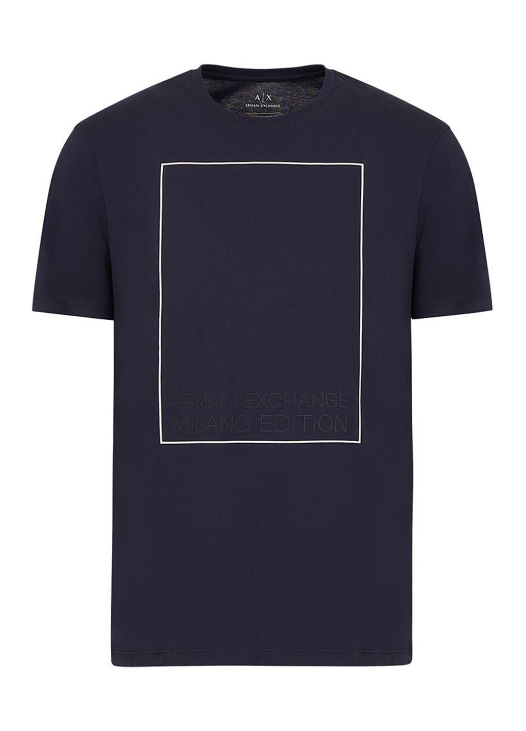 Темно-синяя футболка Armani Exchange
