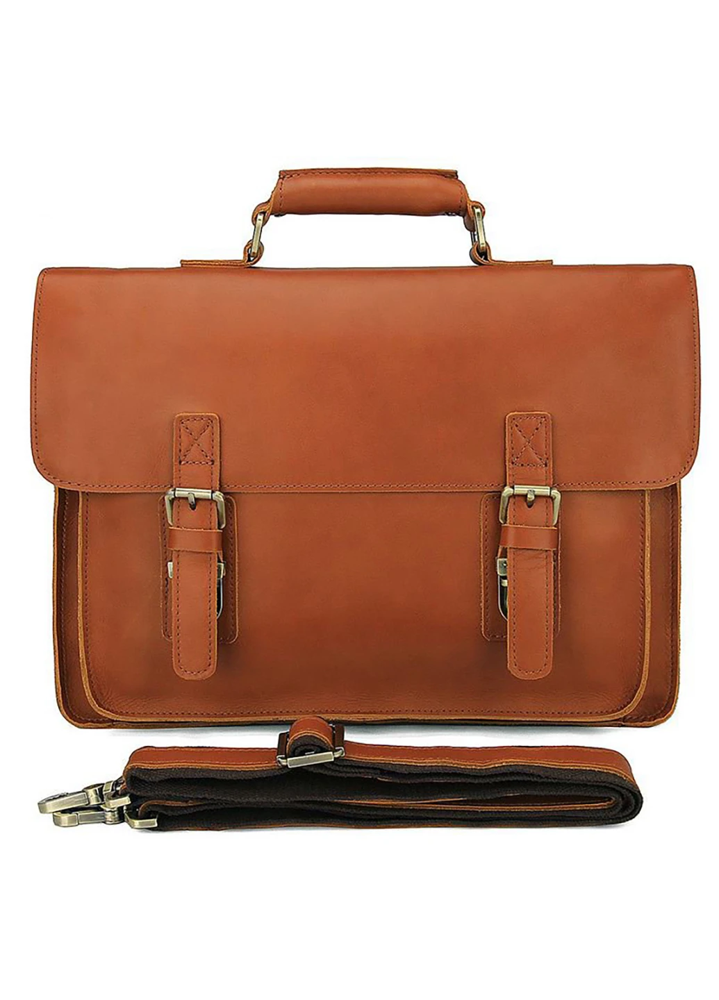 Шкіряний портфель 39х30х3,5 см Vintage (252414860)