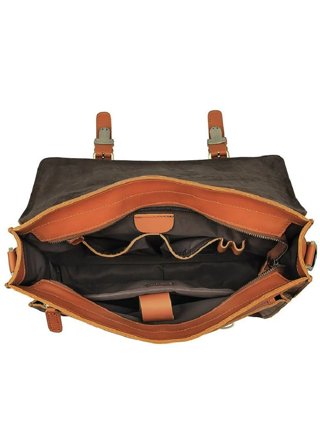 Шкіряний портфель 39х30х3,5 см Vintage (252414860)