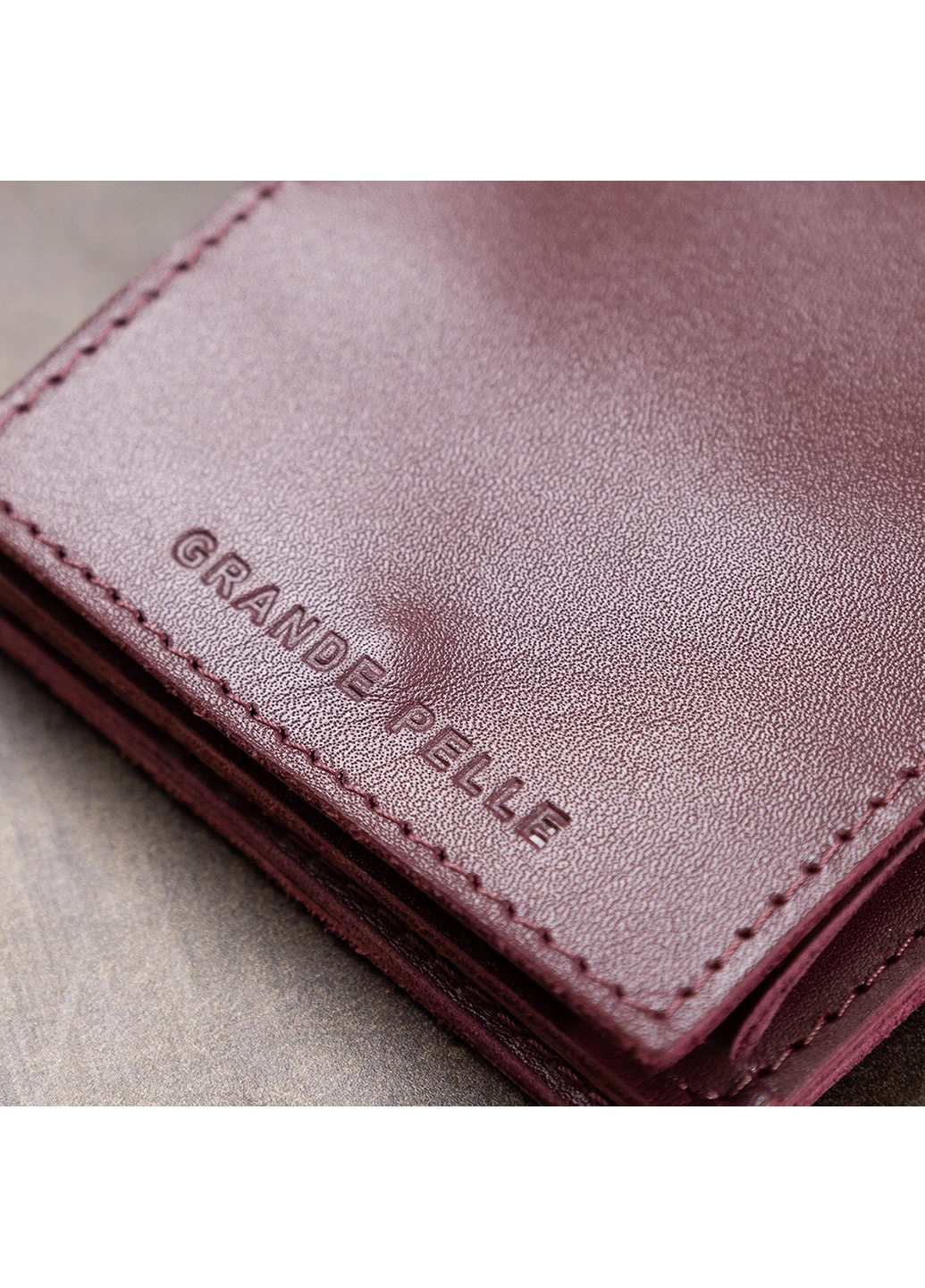 Жіноче шкіряне портмоне 10х10х1,5 см Grande Pelle (252129746)