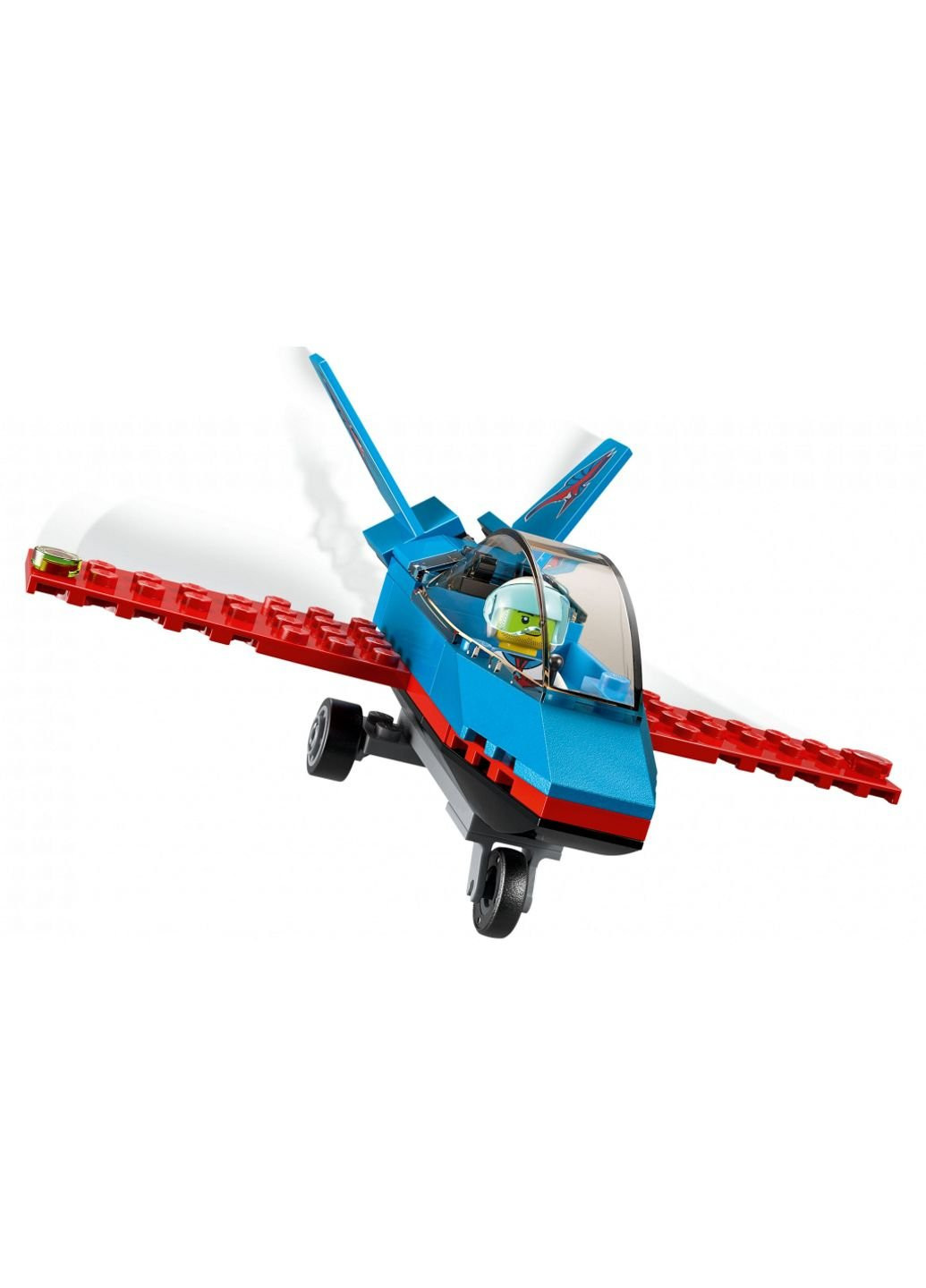Конструктор City Great Vehicles Трюковый самолёт 59 деталей (60323) Lego (254053727)
