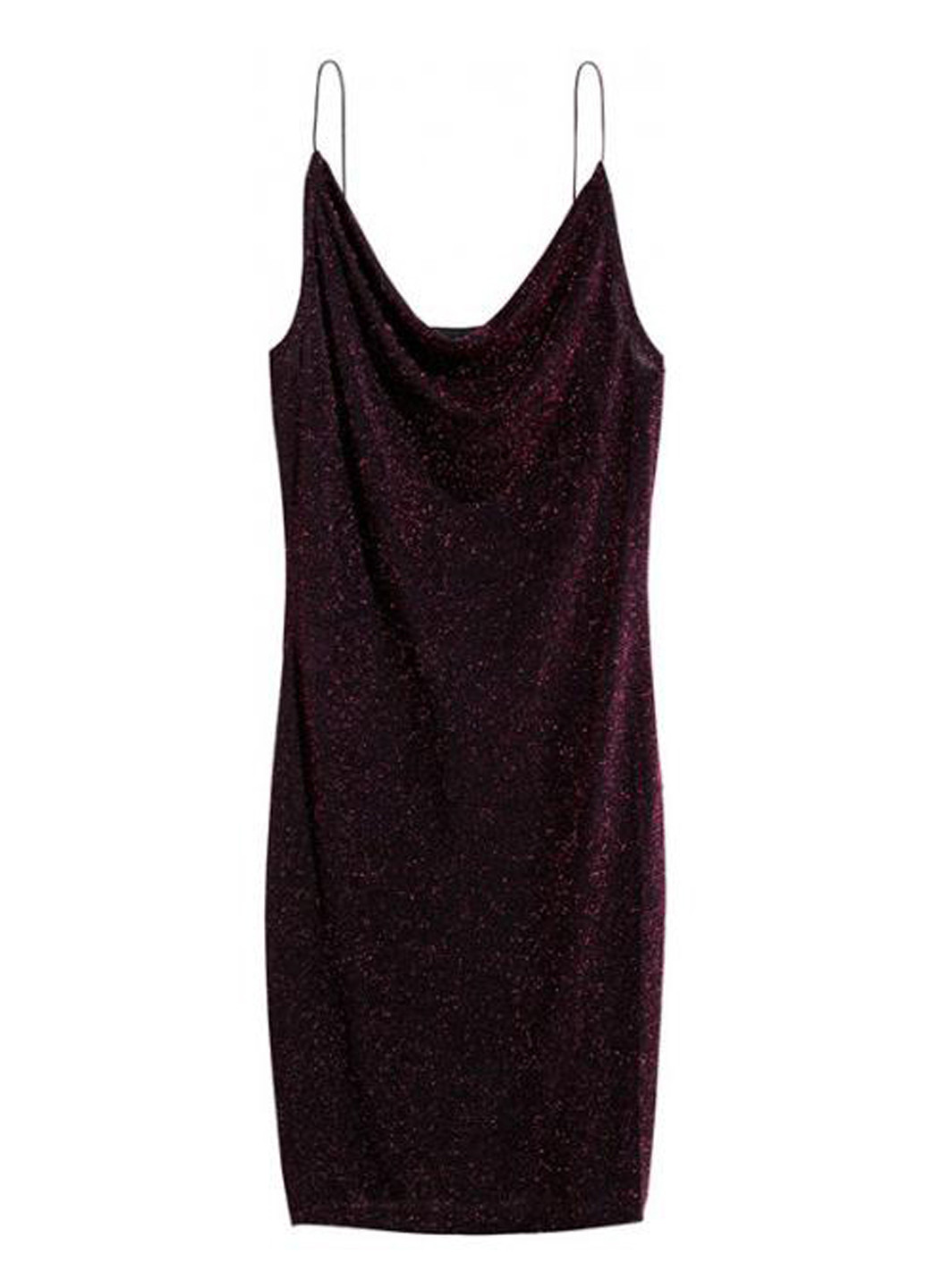 Фиолетовое кэжуал платье платье-майка H&M однотонное