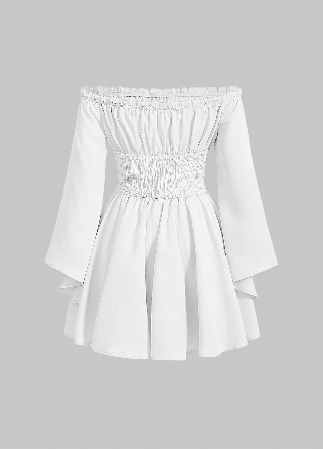 Темно-синій літній комплект (сукня, корсет) SHEIN