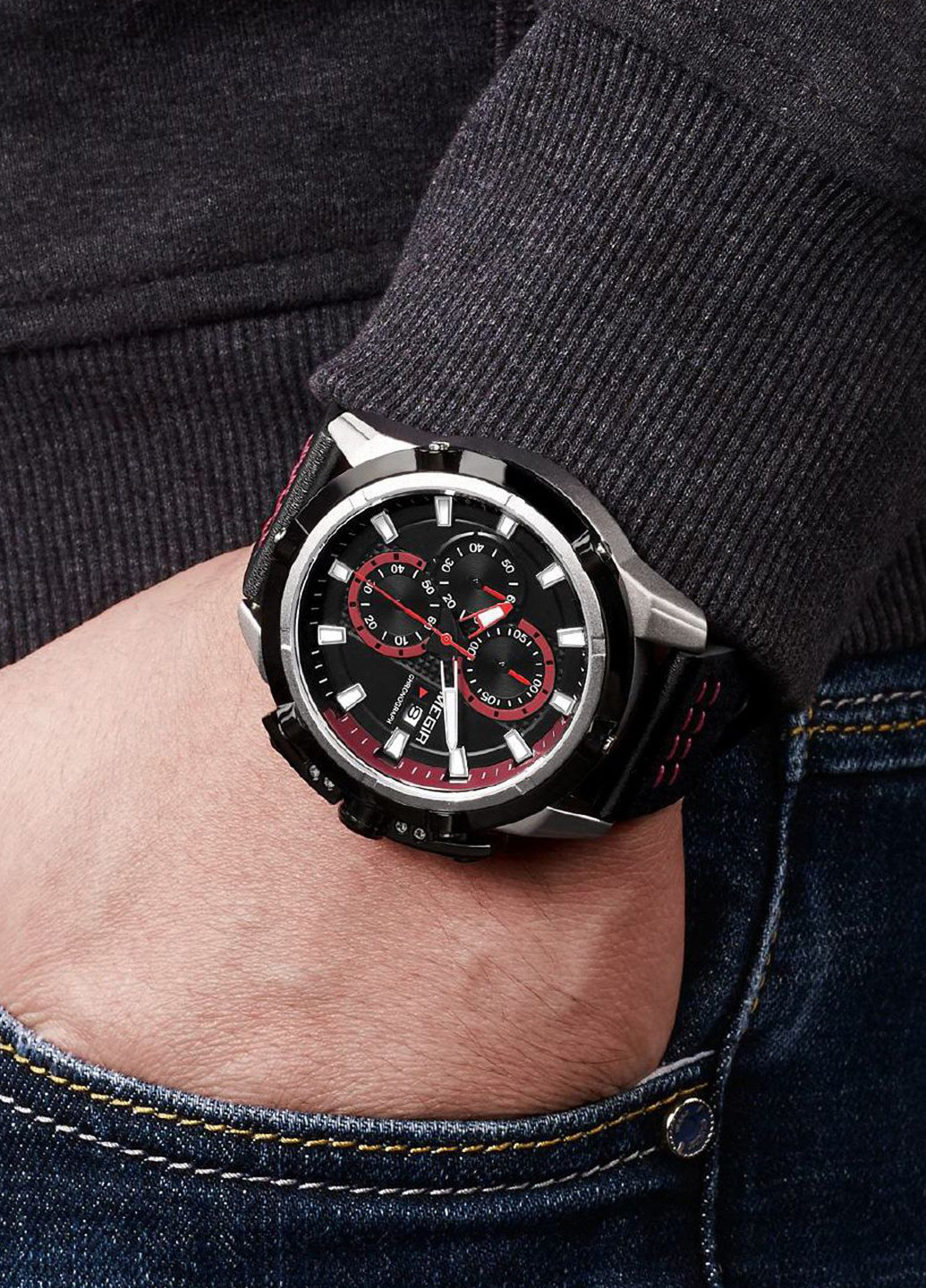 Часы Megir (349498166)