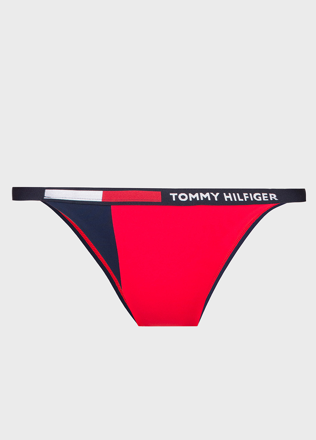 Красные купальные трусики с логотипом Tommy Hilfiger