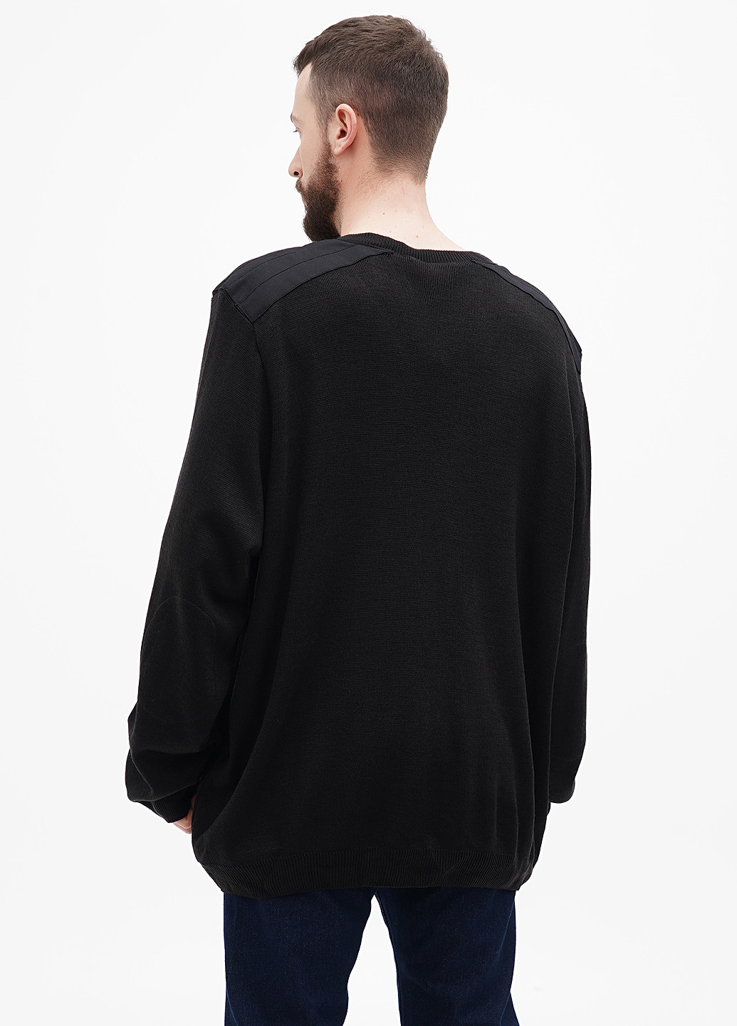 Черный демисезонный пуловер пуловер No Brand