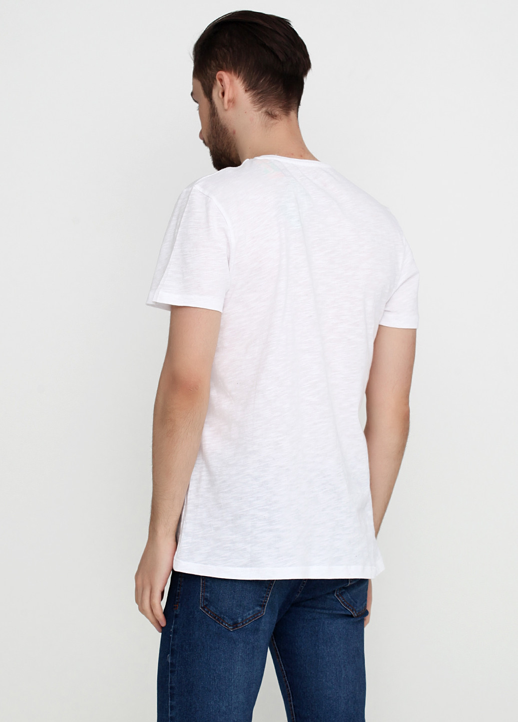 Белая летняя футболка Mavi