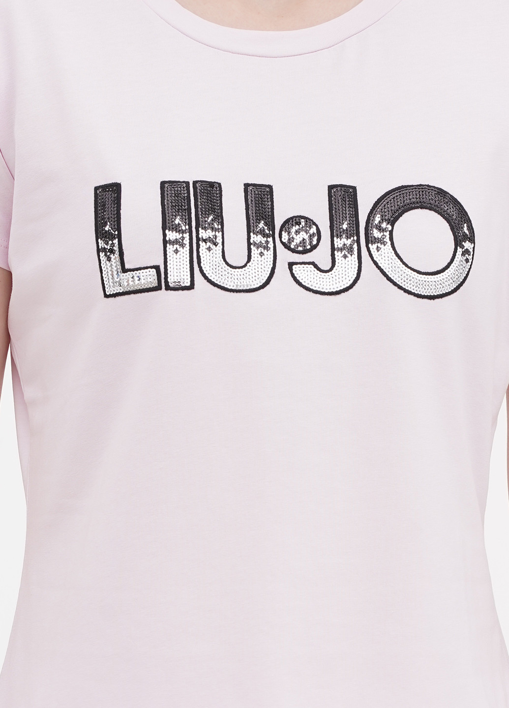 Світло-рожева літня футболка Liu-Jo