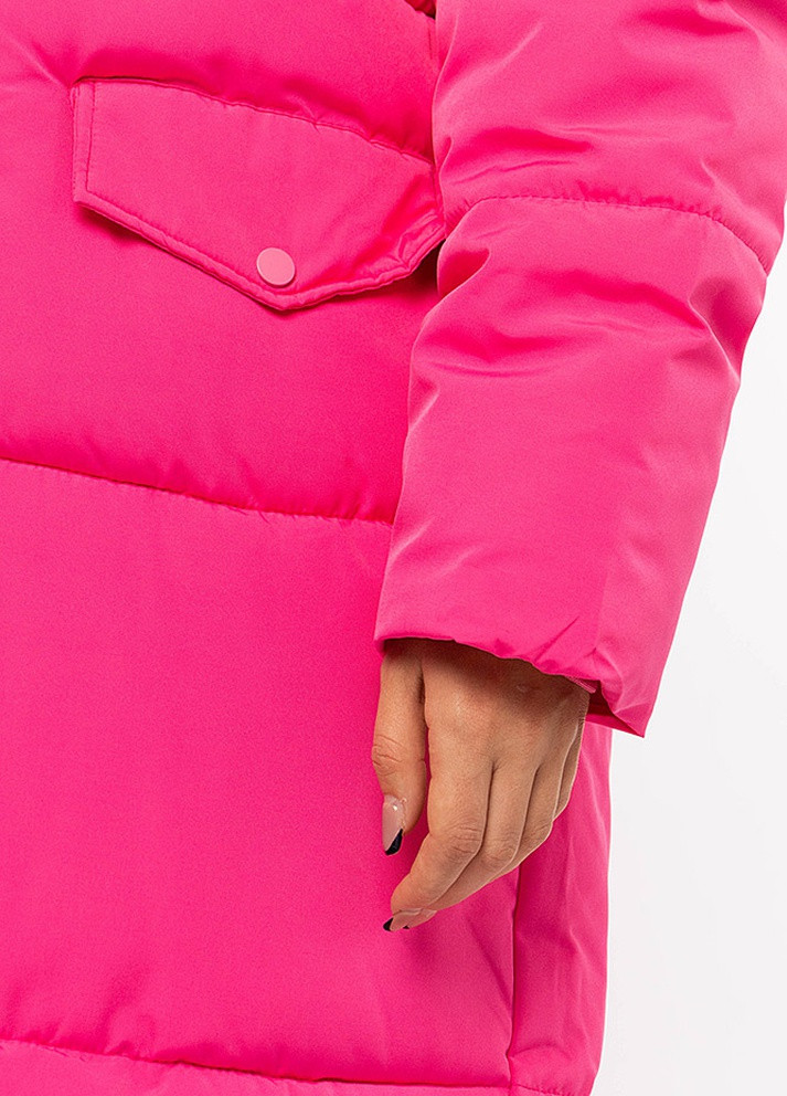Рожева зимня жіноча куртка No Brand