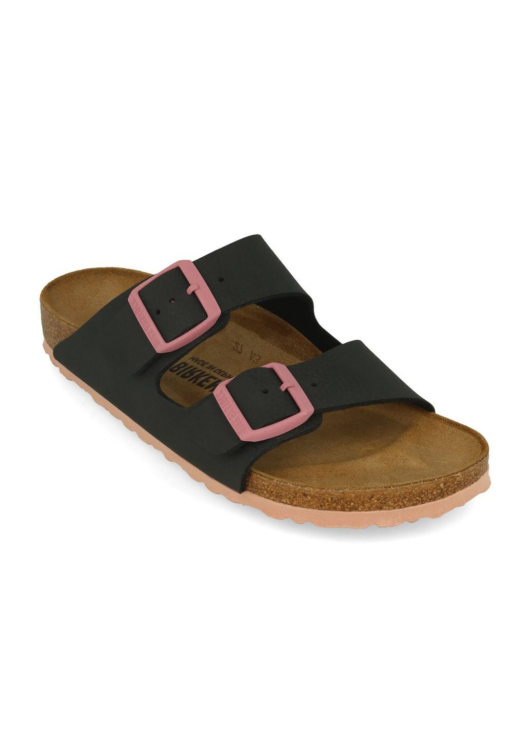 Черные шлепанцы ортопедические arizona (1017691n) черный цвет, Birkenstock