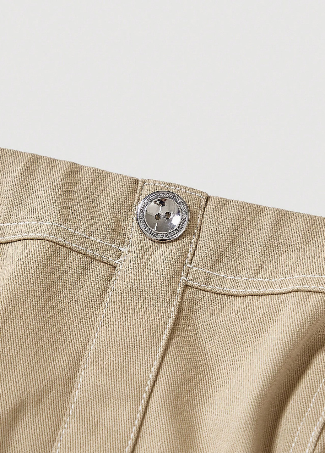 Комбінезон SHEIN комбінезон-брюки однотонний пісочний кежуал бавовна