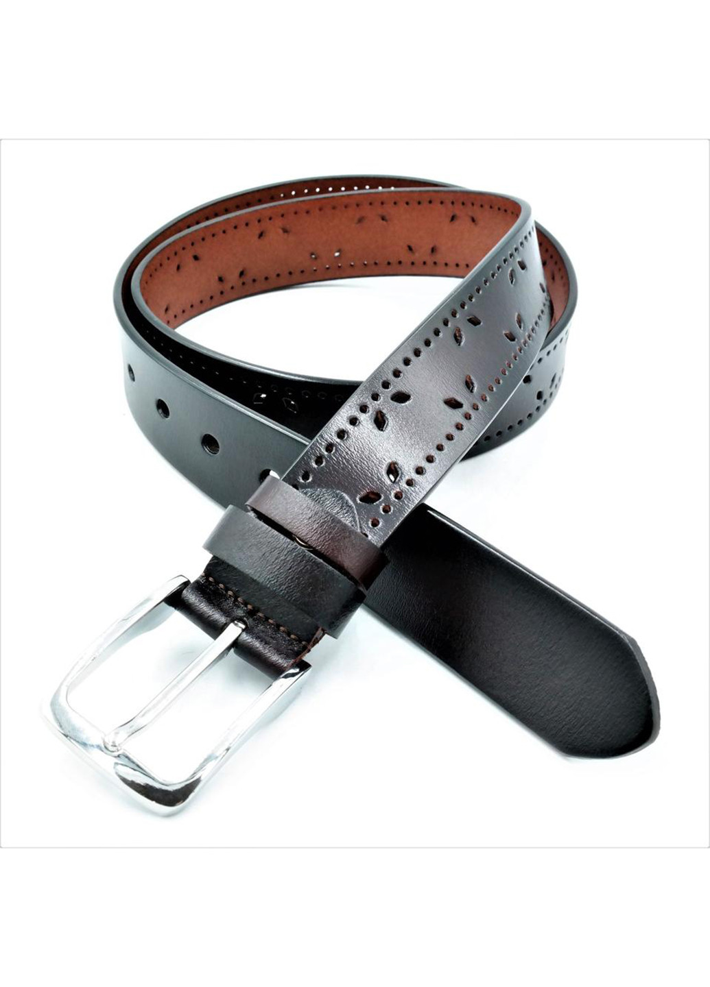 Женский кожаный ремень 110-115х3,3 см Le-Mon (254595357)