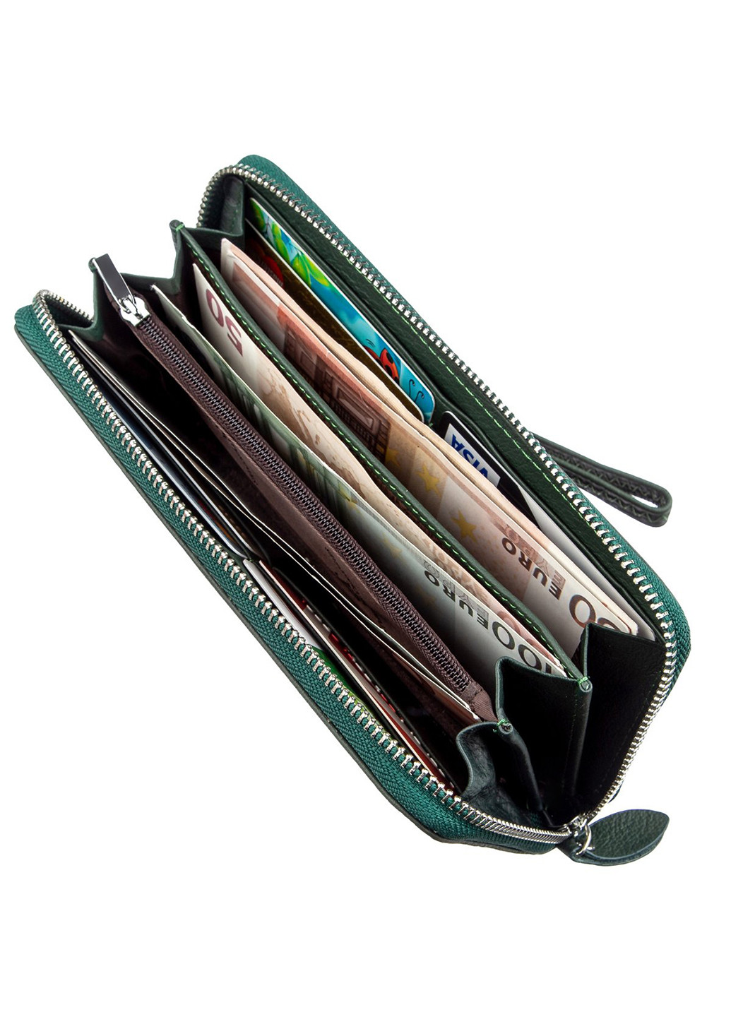 Жіночий шкіряний гаманець-клатч 9х18,5 см st leather (252130259)