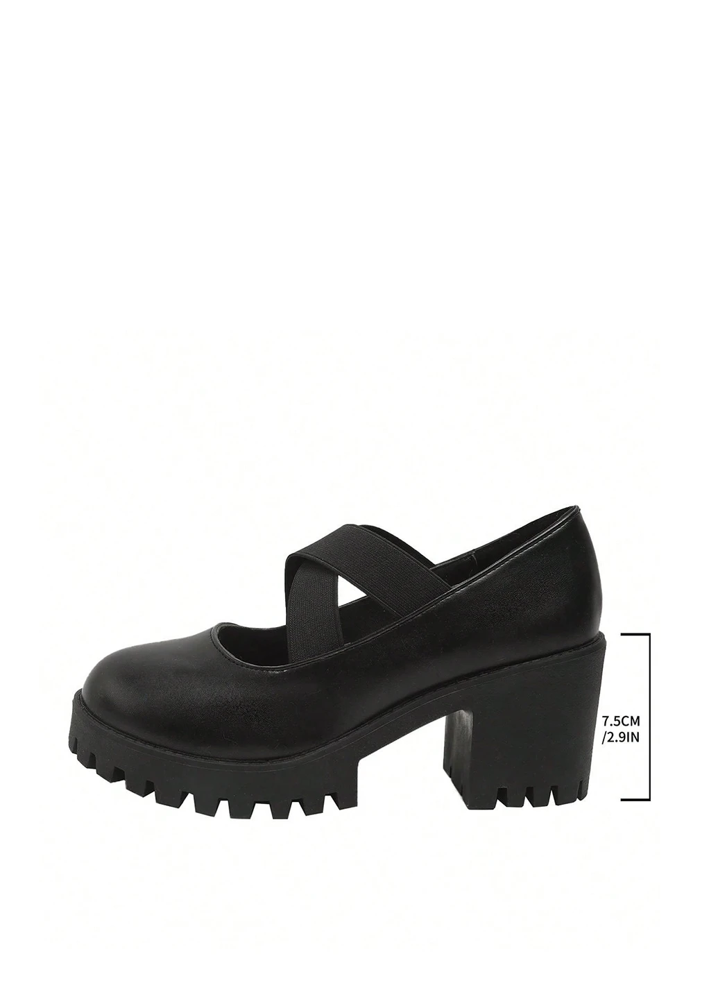 SHEIN Туфлі чорний з штучна шкіра, китай — демісезон (340649020)