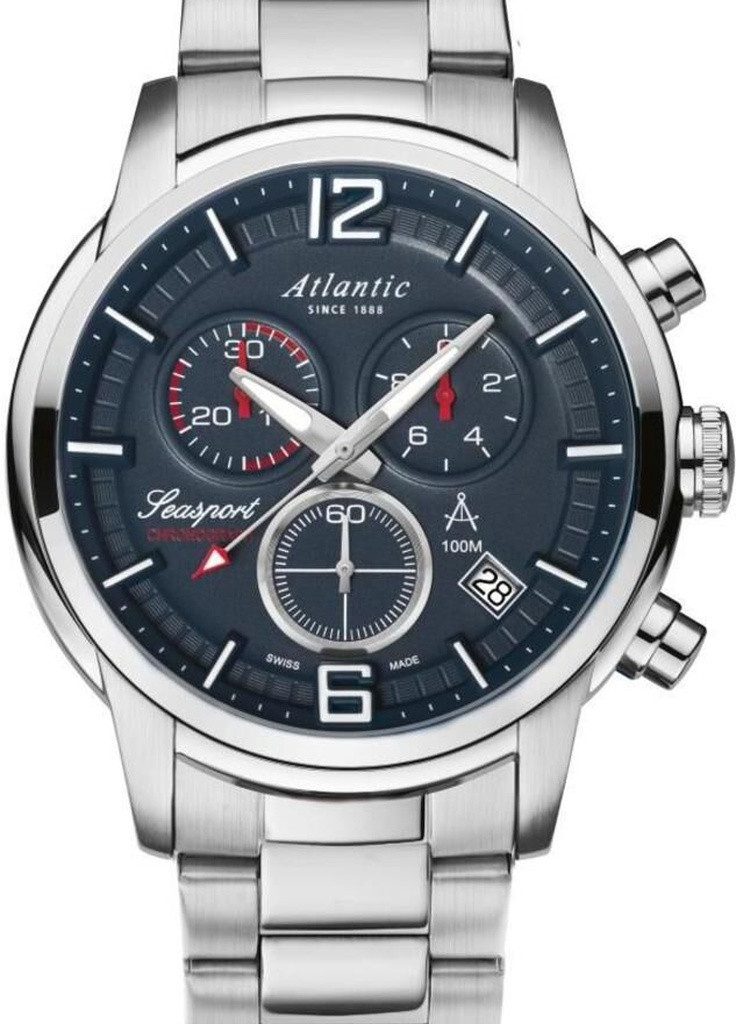 Часы 87466.41.55 кварцевые спортивные Atlantic (229058559)