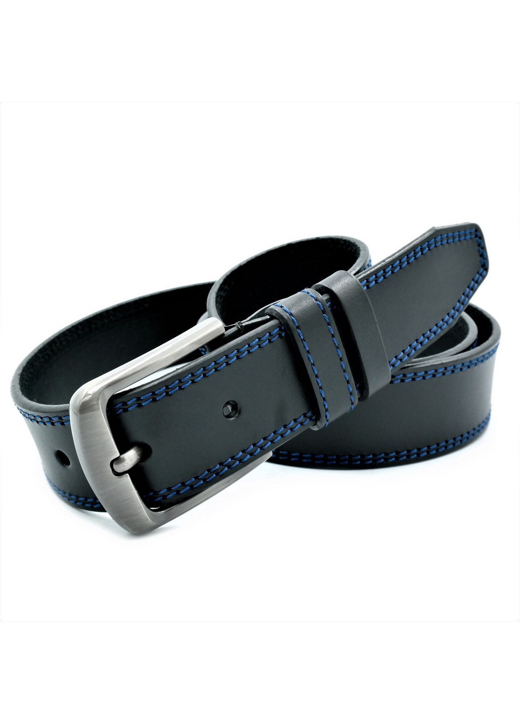 Шкіряний чоловічий ремінь 110-125х4 см Weatro (211364953)