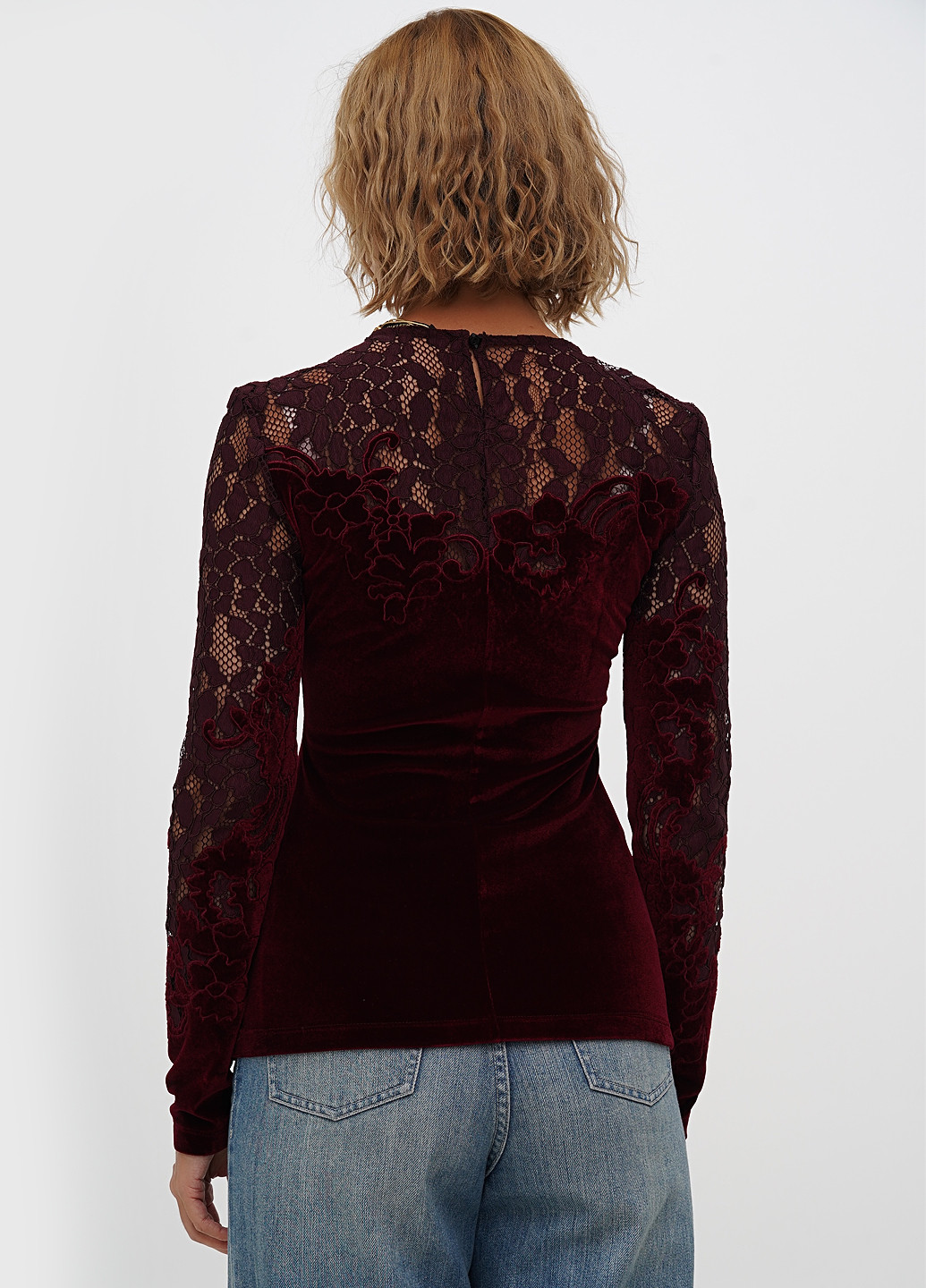 Вишнева блуза Sassofono