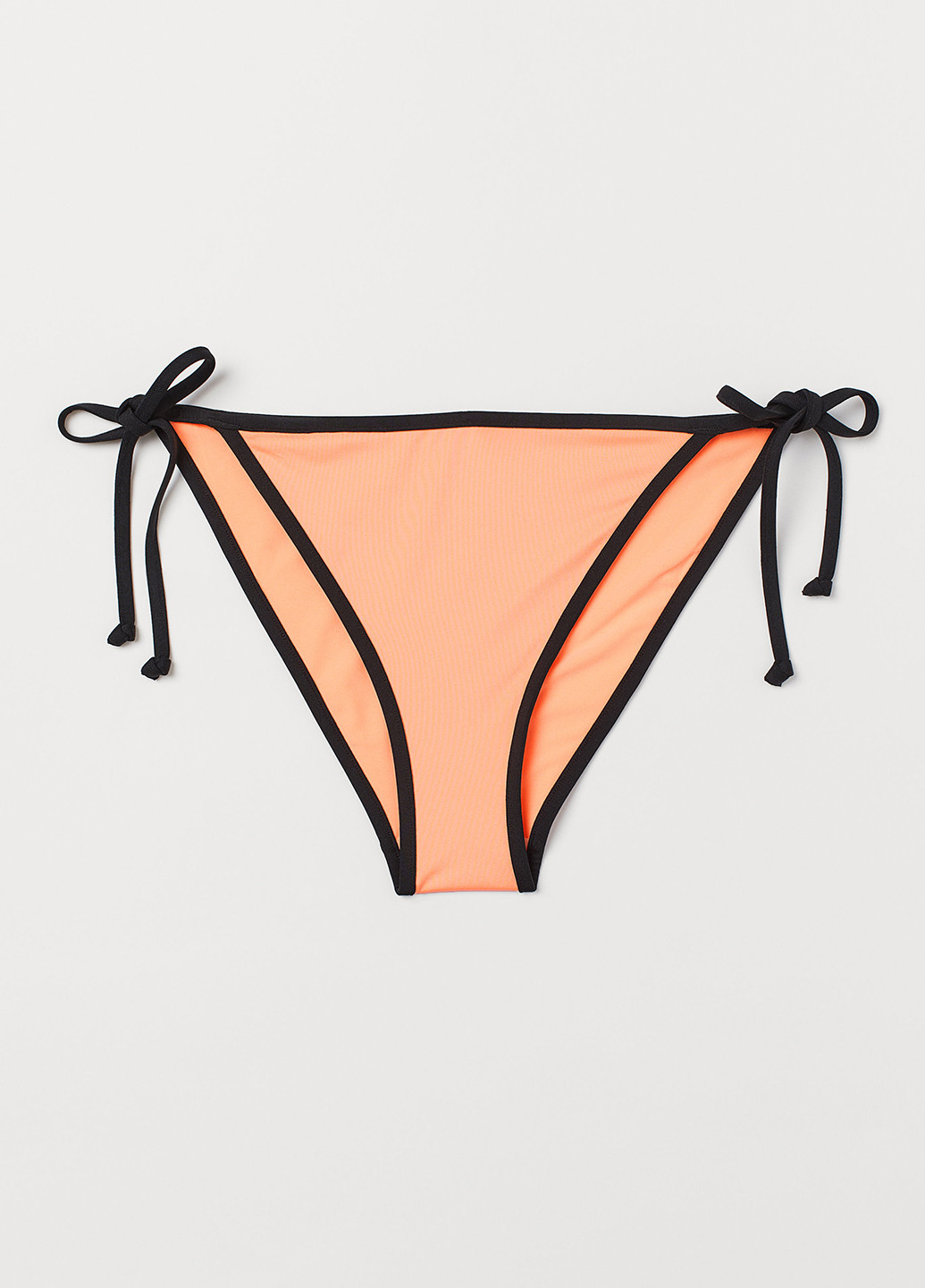 Оранжевые купальные трусики однотонные H&M