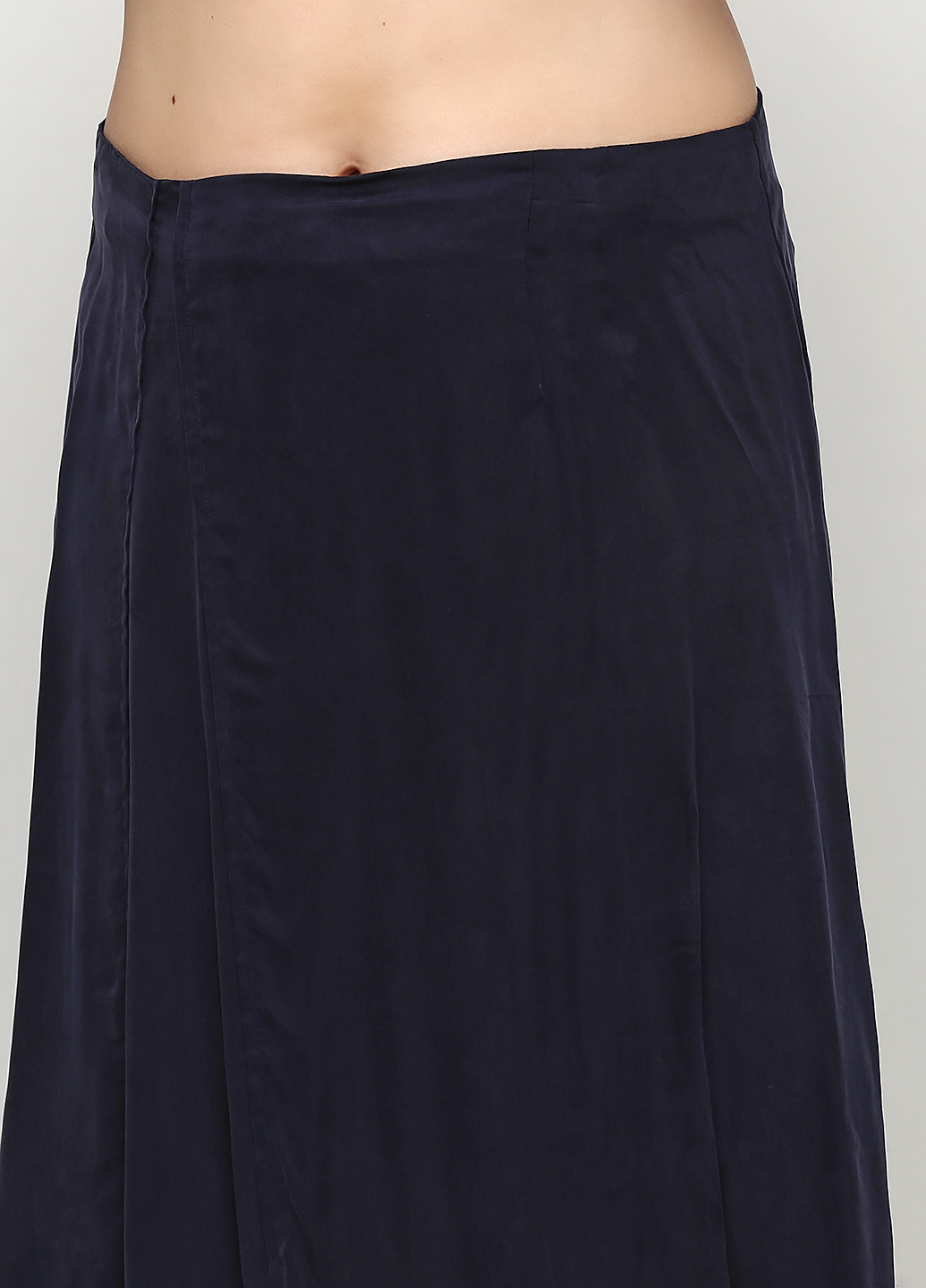 Темно-синяя кэжуал однотонная юбка NU DENMARK клешированная