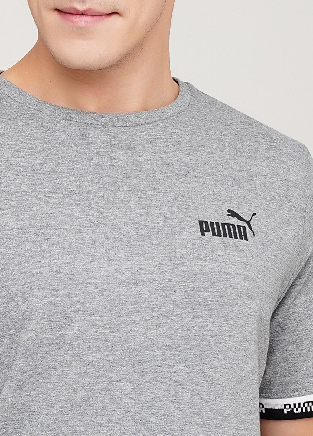 Сіра футболка Puma Amplified Tee
