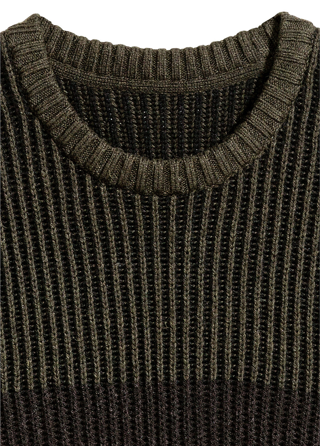 Оливковый (хаки) зимний свитер H&M