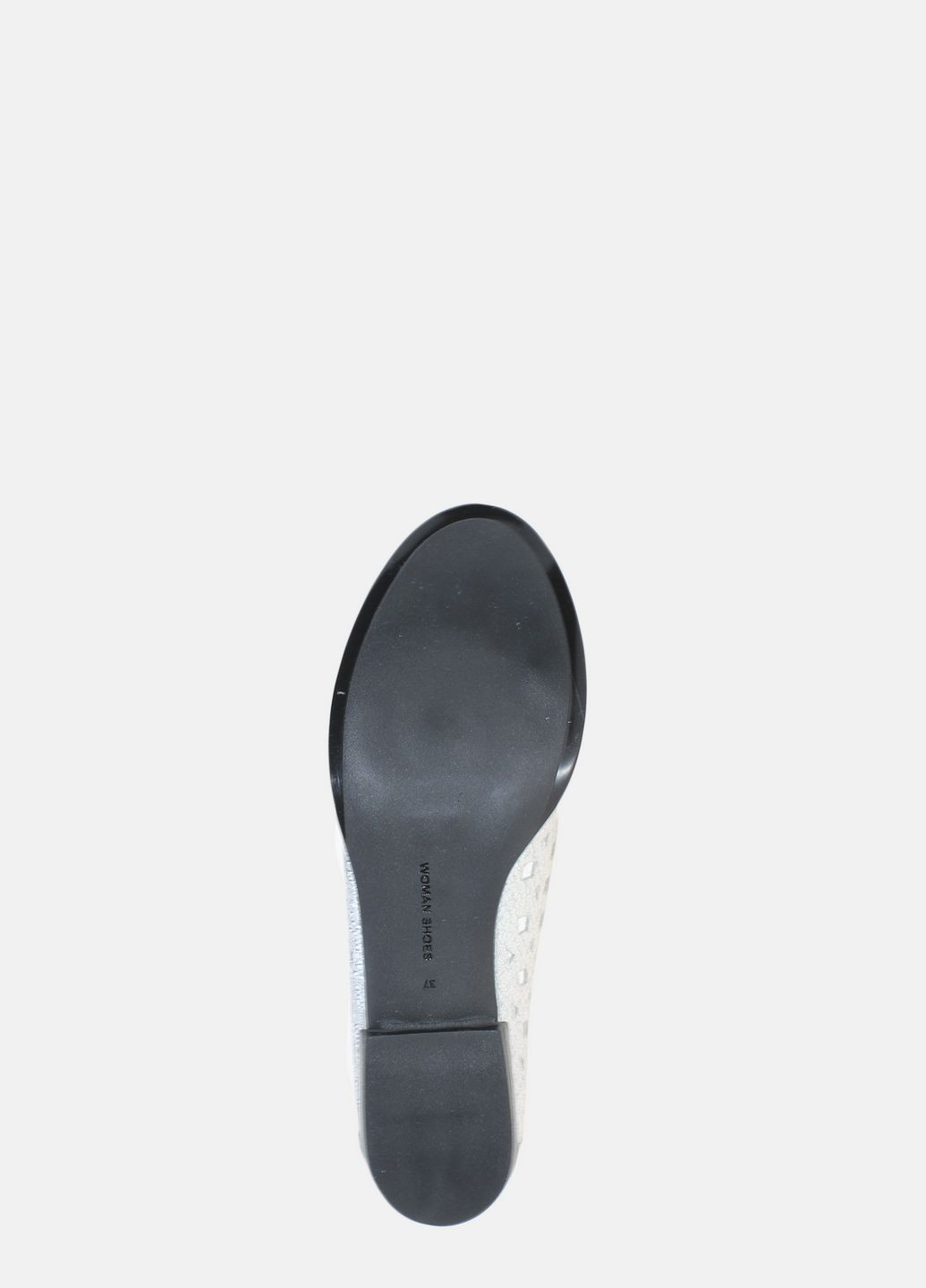 Женские балетки rv185 серебро Violetti | серебряные однотонные натуральная кожа (317432401)