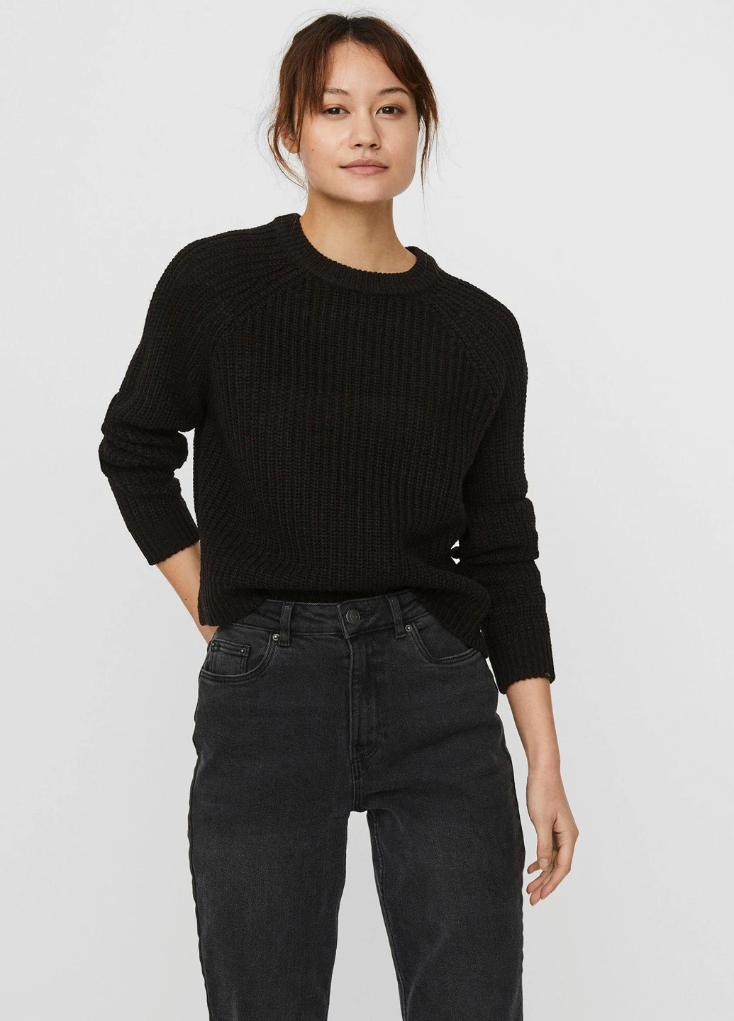 Чорний демісезонний светр Vero Moda