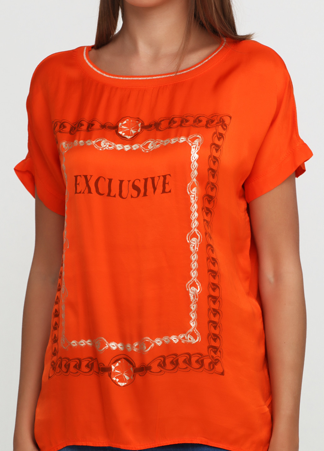 Оранжевая летняя футболка Altamira