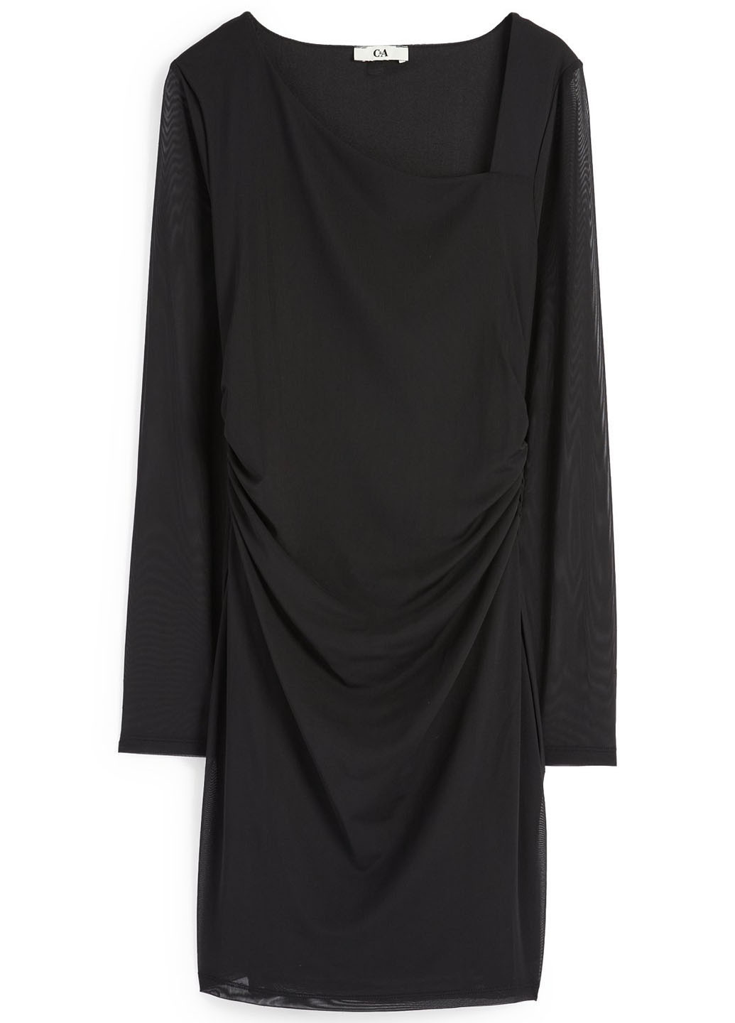 Чорна кежуал сукня силуетна C&A однотонна