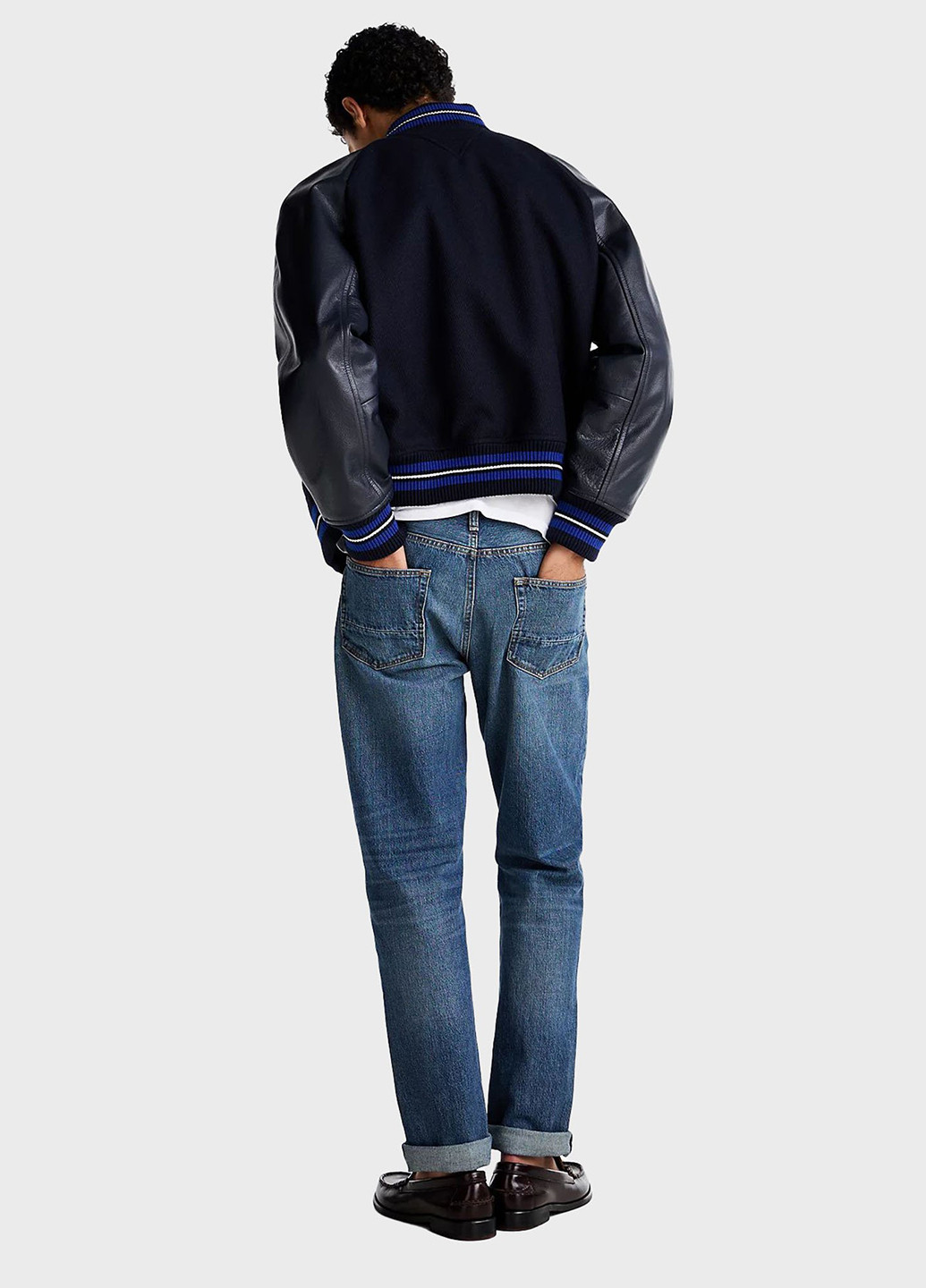 Бомбер Tommy Hilfiger бейсбольный на кнопках (347581621)