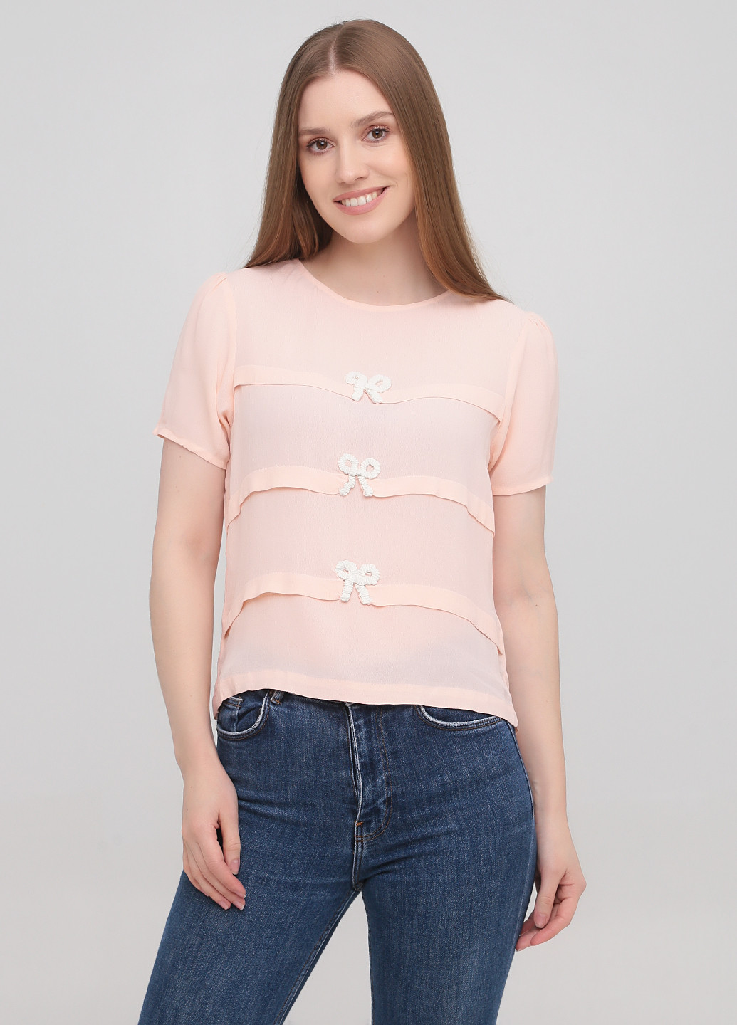 Светло-розовая блуза Asos