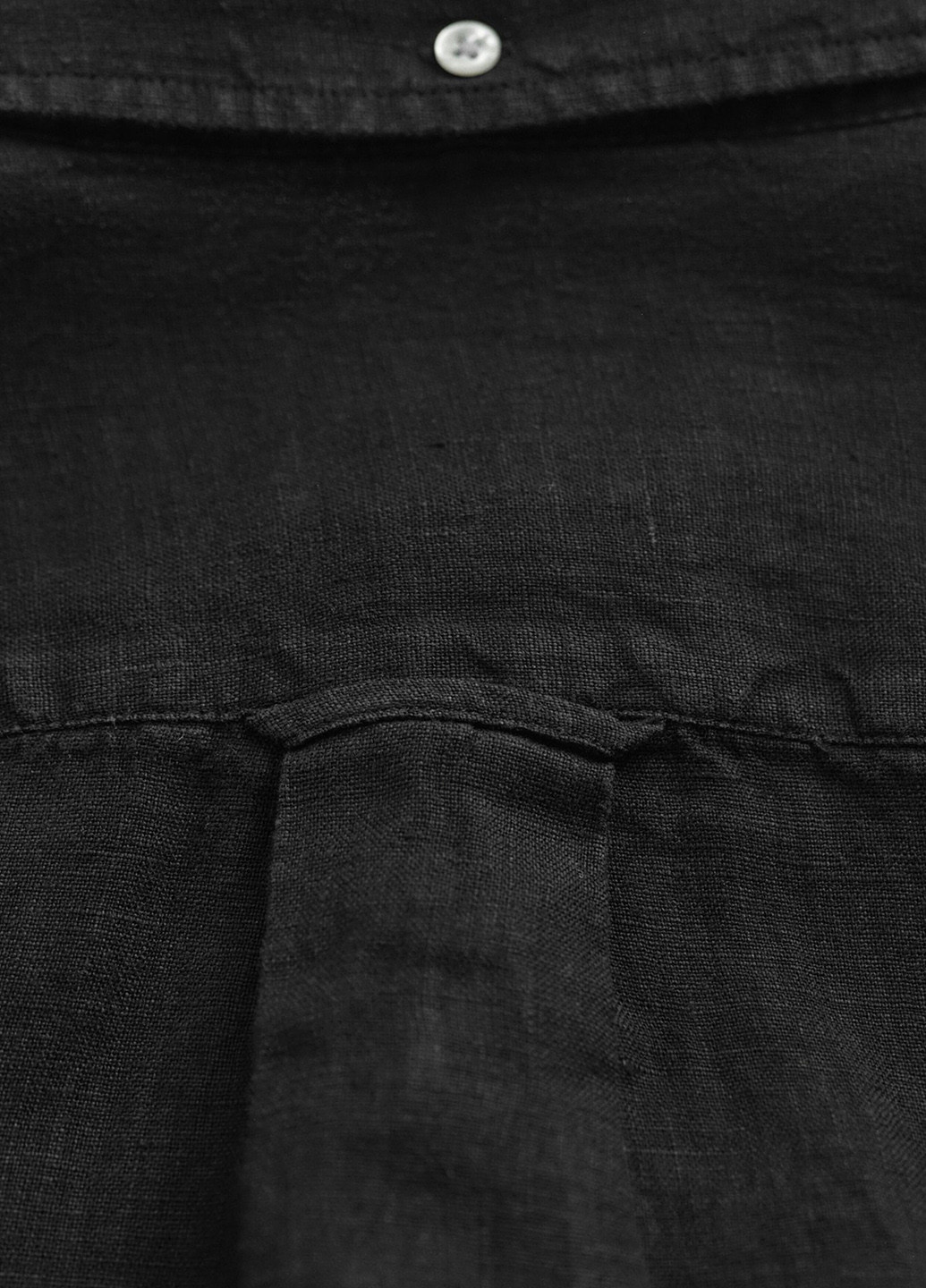 Черная классическая, кэжуал рубашка однотонная Gant