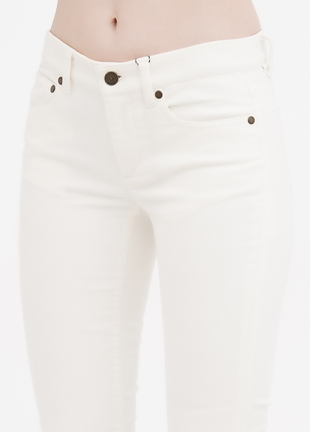 Белые кэжуал демисезонные клеш брюки Ralph Lauren