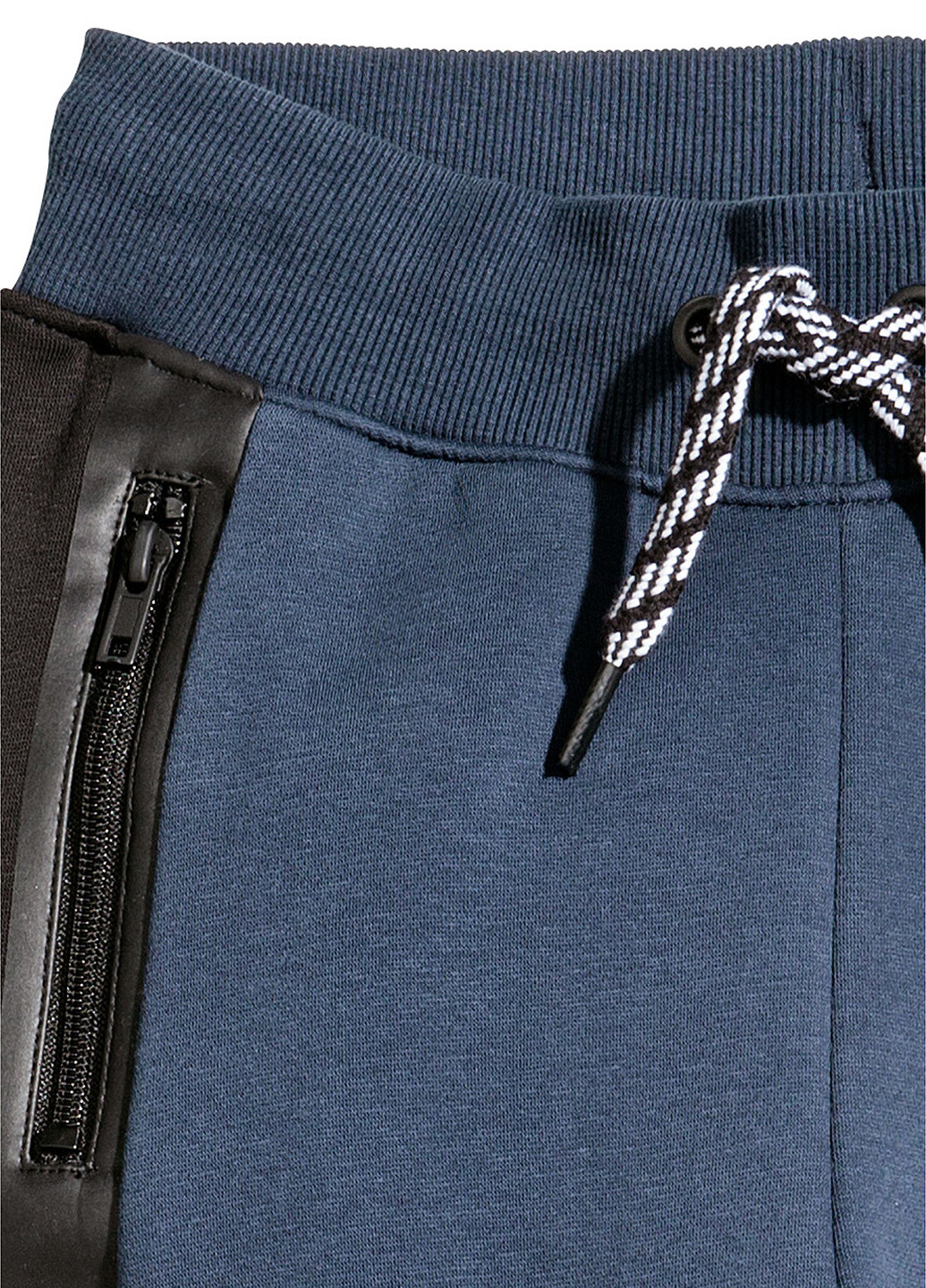 Синие спортивные демисезонные брюки джоггеры H&M