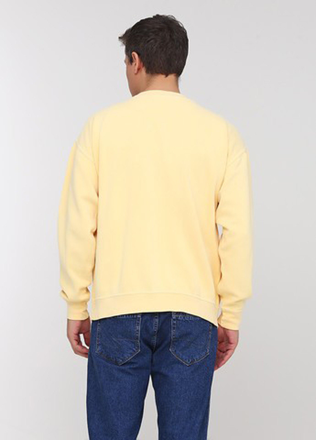 Жовтий світшот Blue 84 однотонний без декору (361959962)