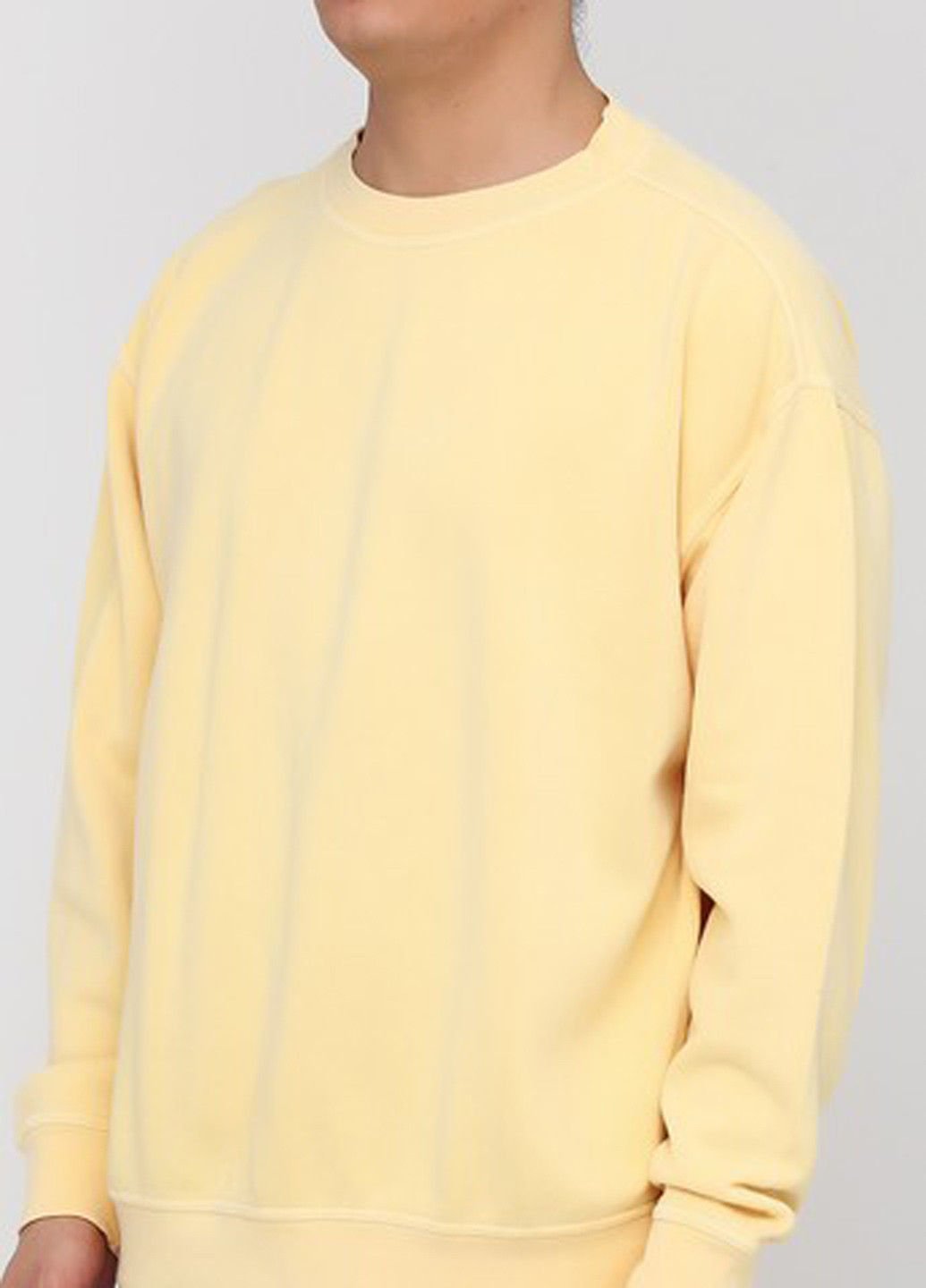 Жовтий світшот Blue 84 однотонний без декору (361959962)