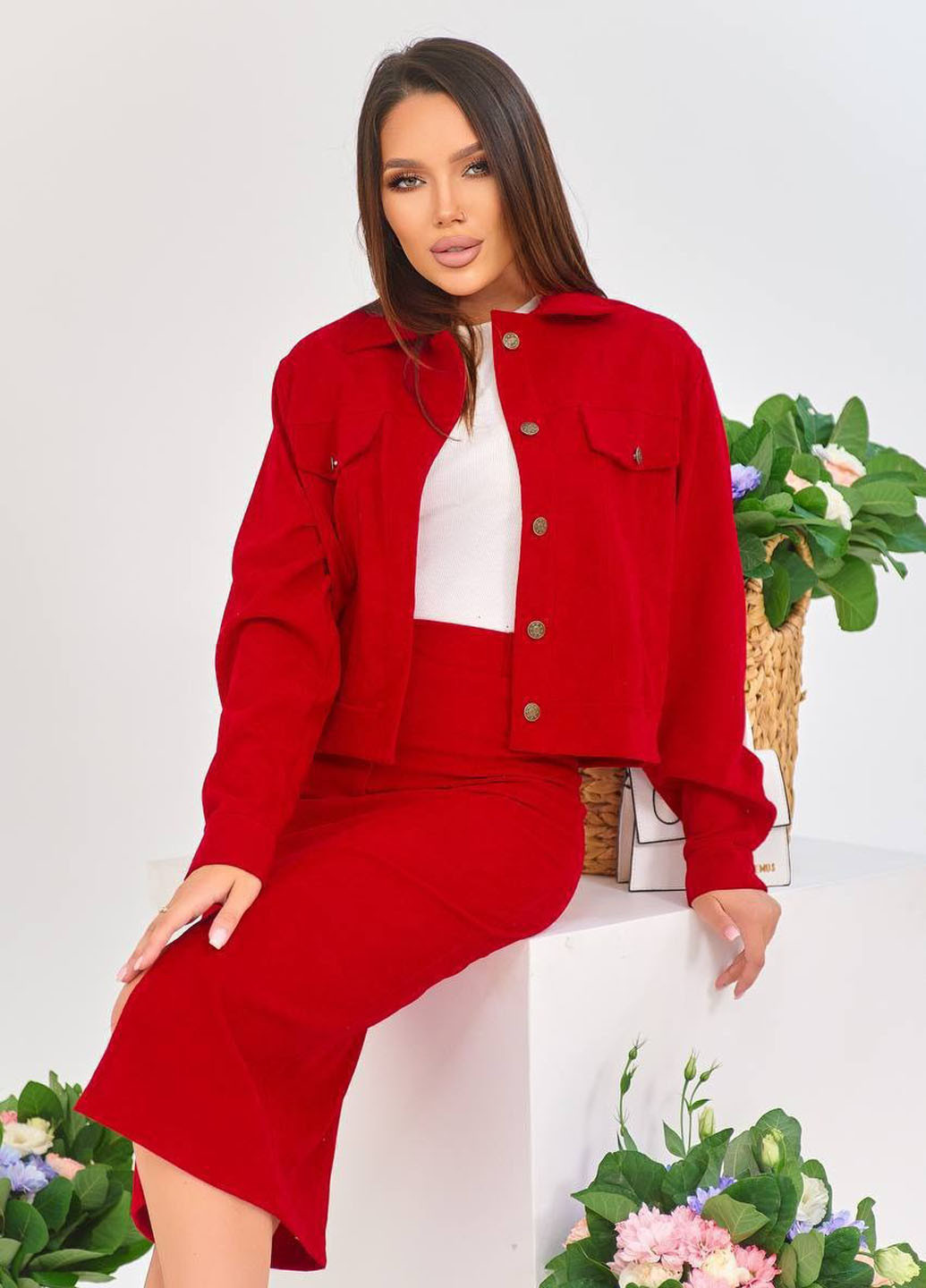 Костюм (жакет, юбка) No Brand (358867143)