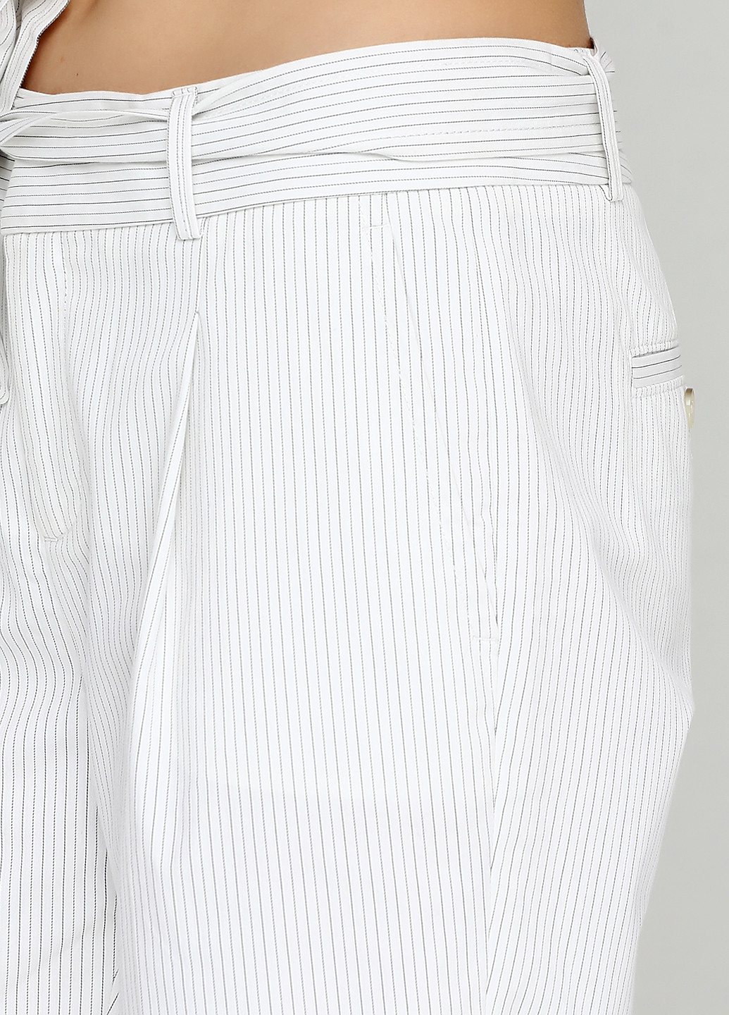 Белые кэжуал демисезонные брюки Banana Republic