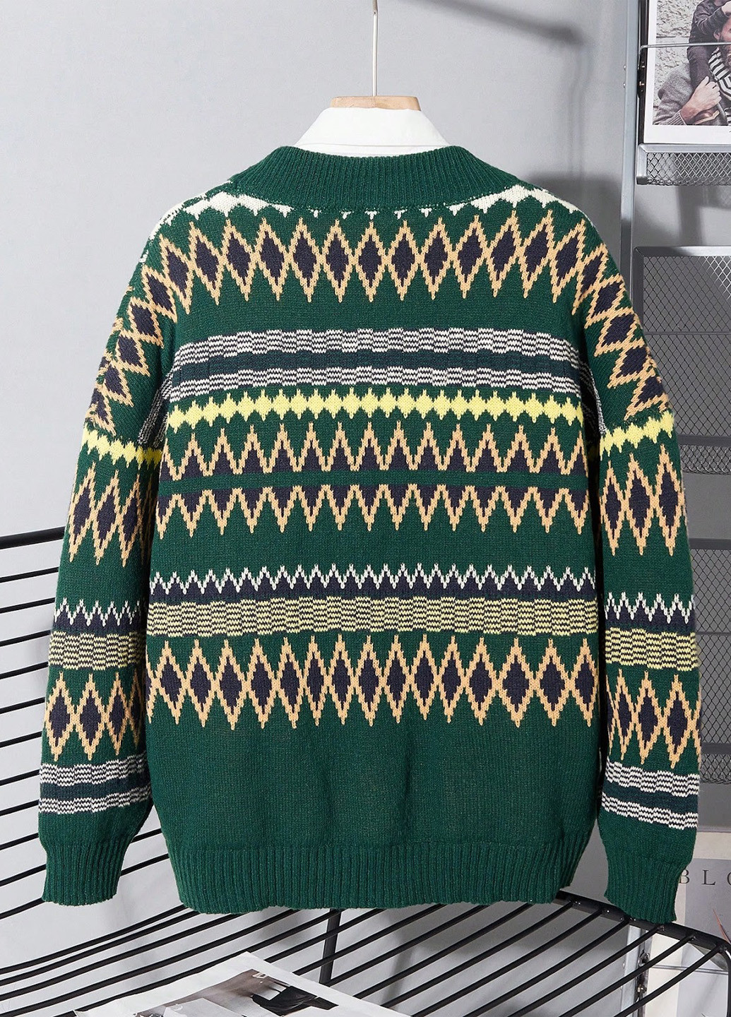 Зеленый демисезонный джемпер джемпер SHEIN