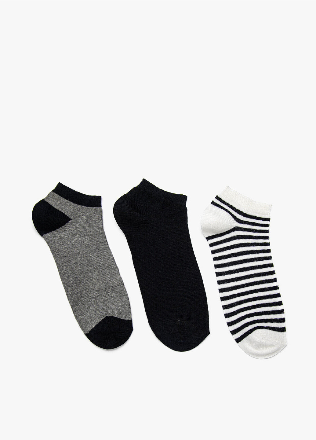Шкарпетки (3 пари) KOTON однотонні комбіновані повсякденні