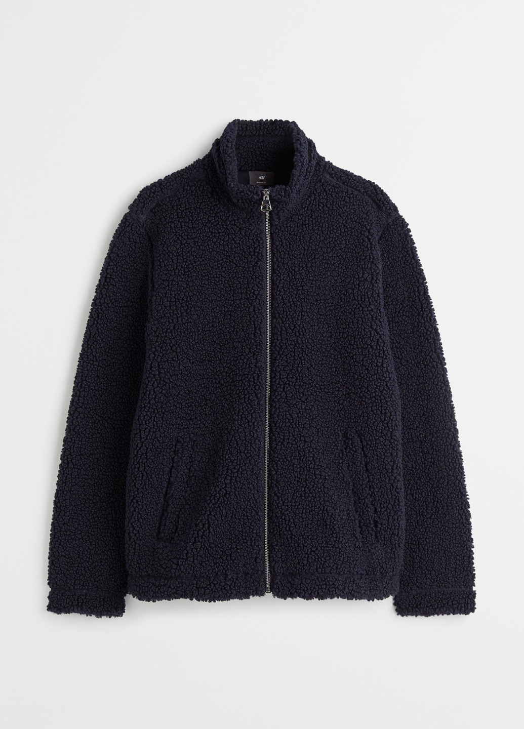 Темно-синя демісезонна куртка H&M