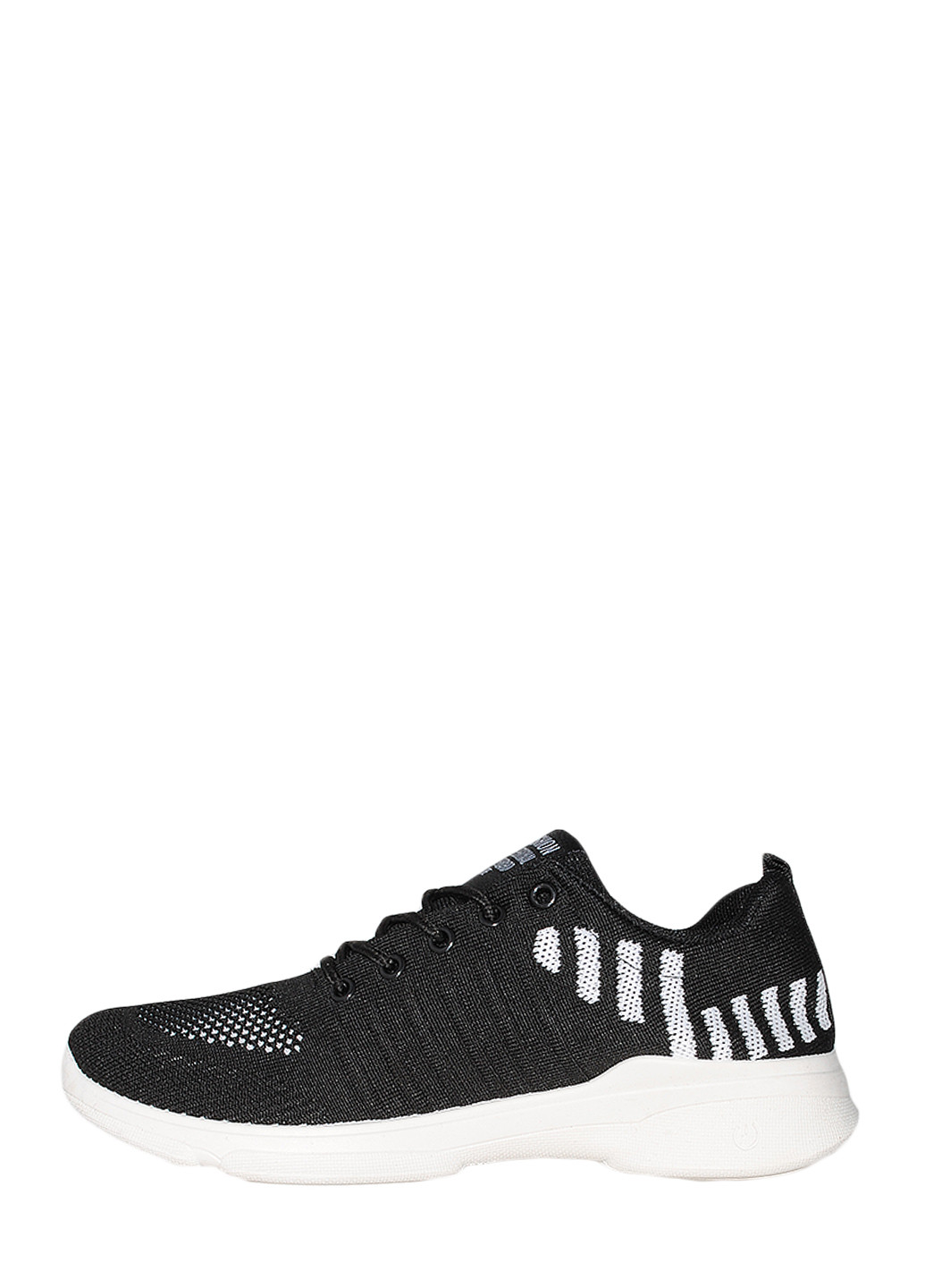 Черно-белые демисезонные кроссовки n45 black-white Ideal