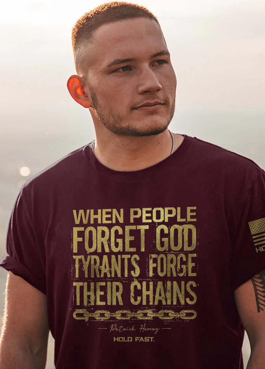 Бордовая футболка Ripple Junction