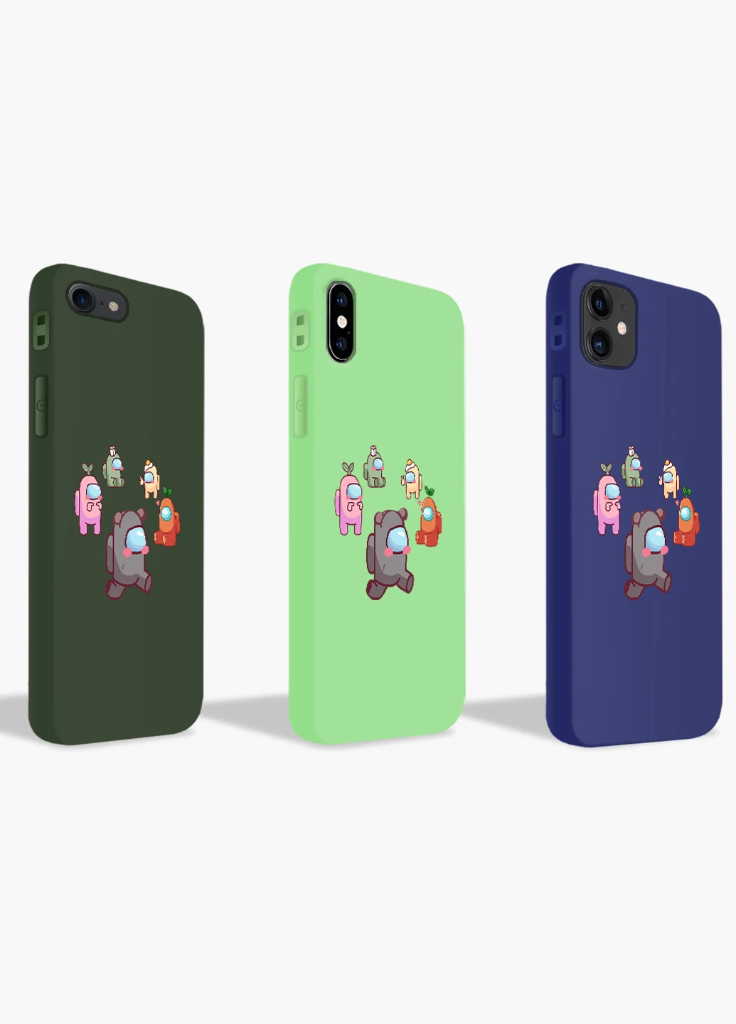 Чохол силіконовий Apple Iphone 8 plus Амонг Ас (Among Us) (6154-2407) MobiPrint (219558899)