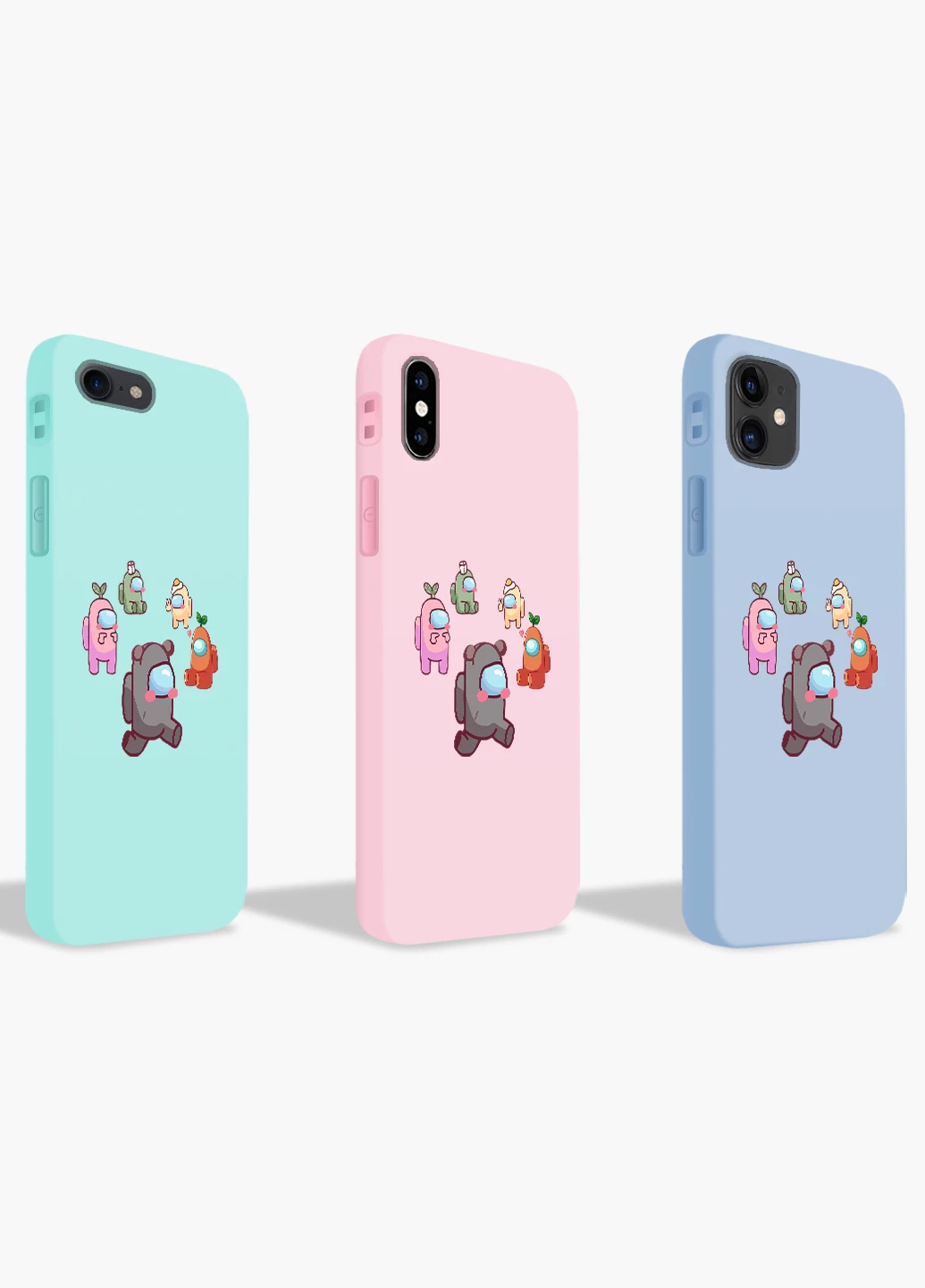 Чохол силіконовий Apple Iphone 8 plus Амонг Ас (Among Us) (6154-2407) MobiPrint (219558899)