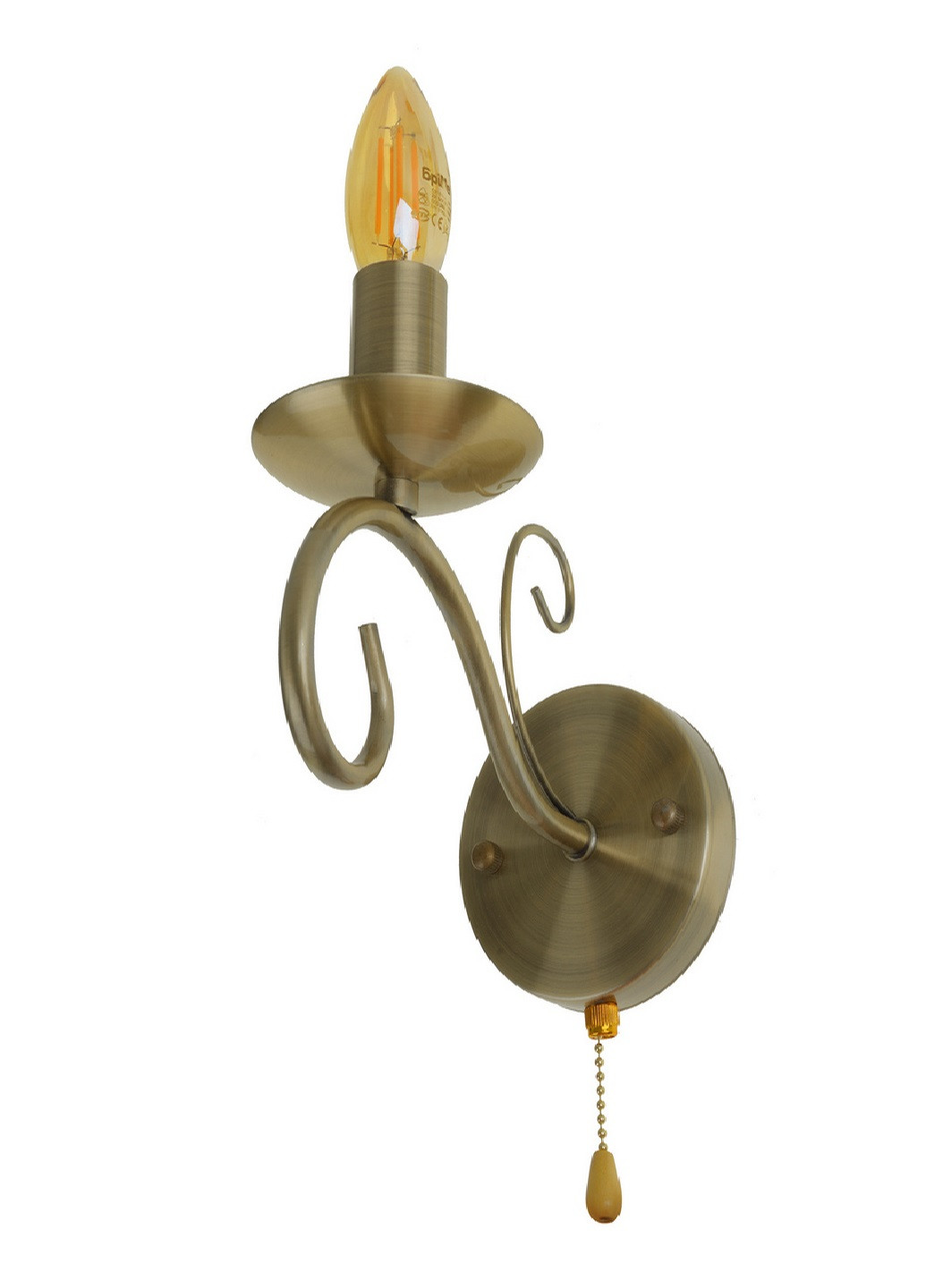 Бра BKL-681W/1 E14 AB Brille (193196109)