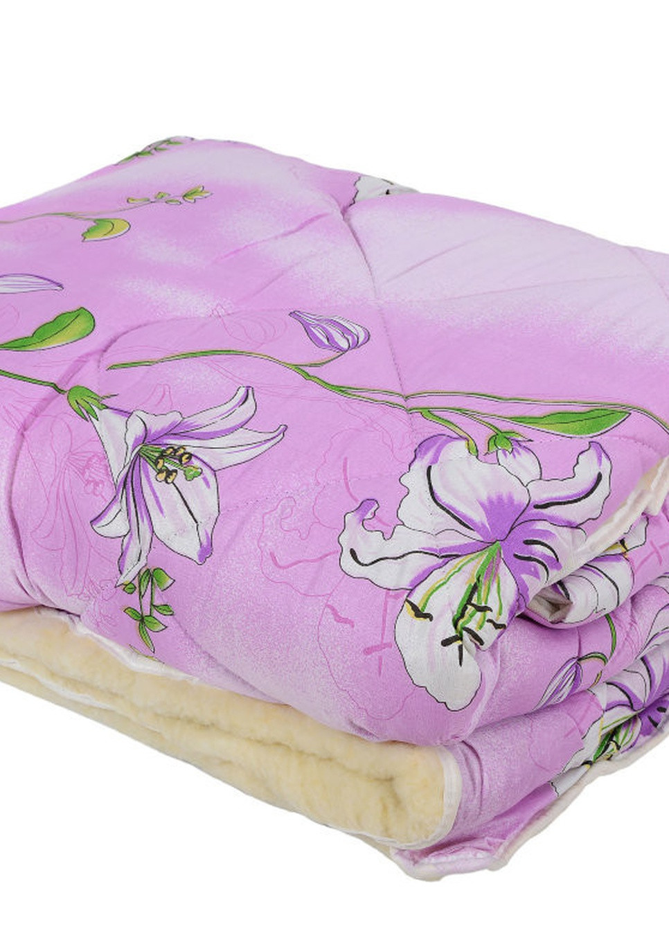 Одеяло ОТКРЫТОЕ овечья шерсть (Поликоттон) Двуспальное 180х210 51241 Moda (253618731)