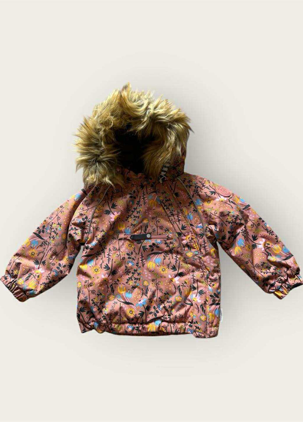 Рожева зимня куртка Racoon